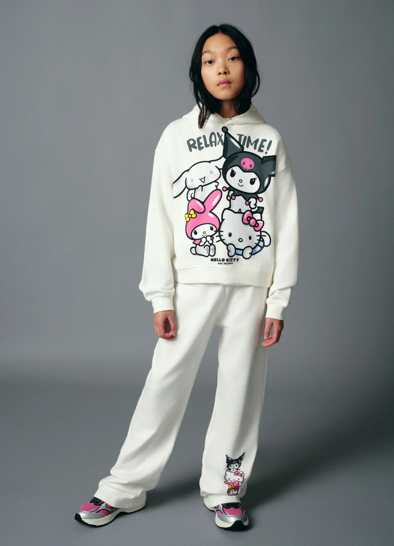Pantaloni ginnici con stampa Hello Kitty
