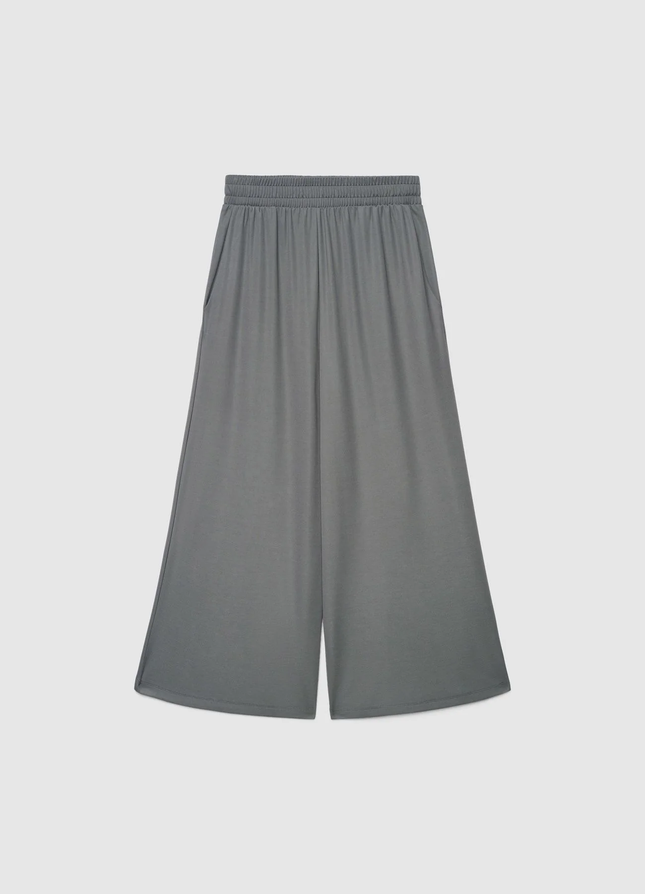 Pantaloni ginnici crop tinta unita - Image 6