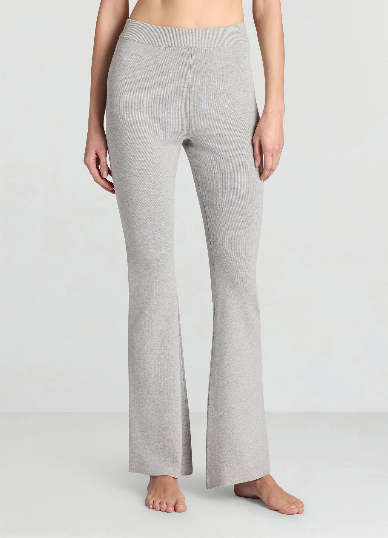Pantaloni ginnici flare a costine - Image 2