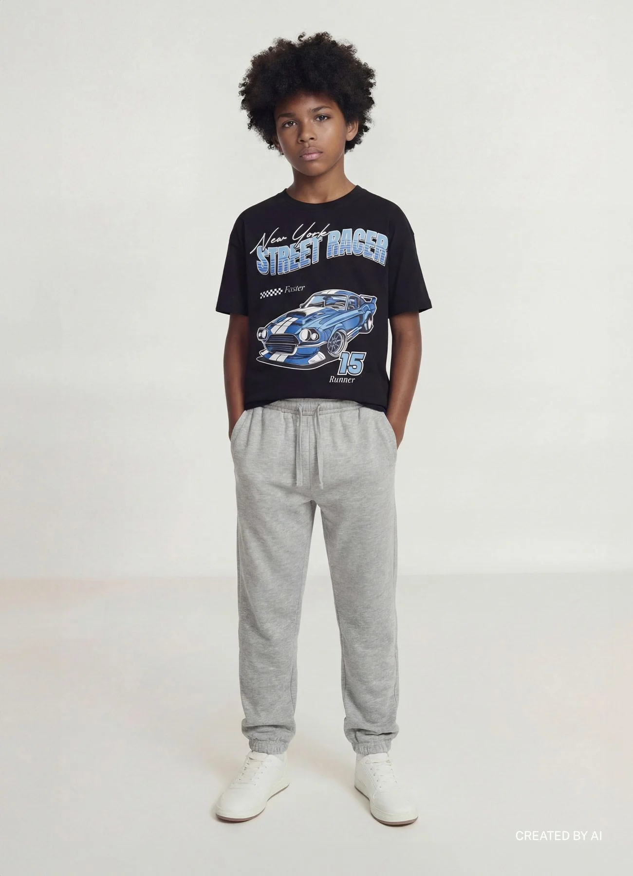 Pantaloni ginnici over con coulisse - Image 2