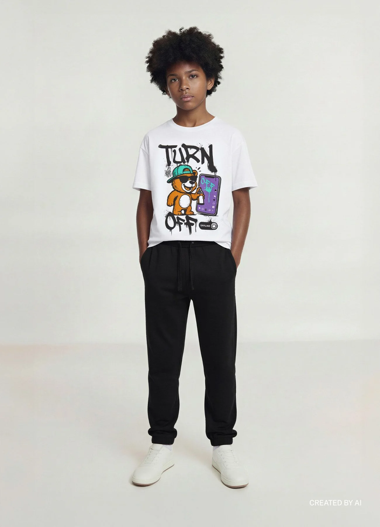 Pantaloni ginnici over con coulisse