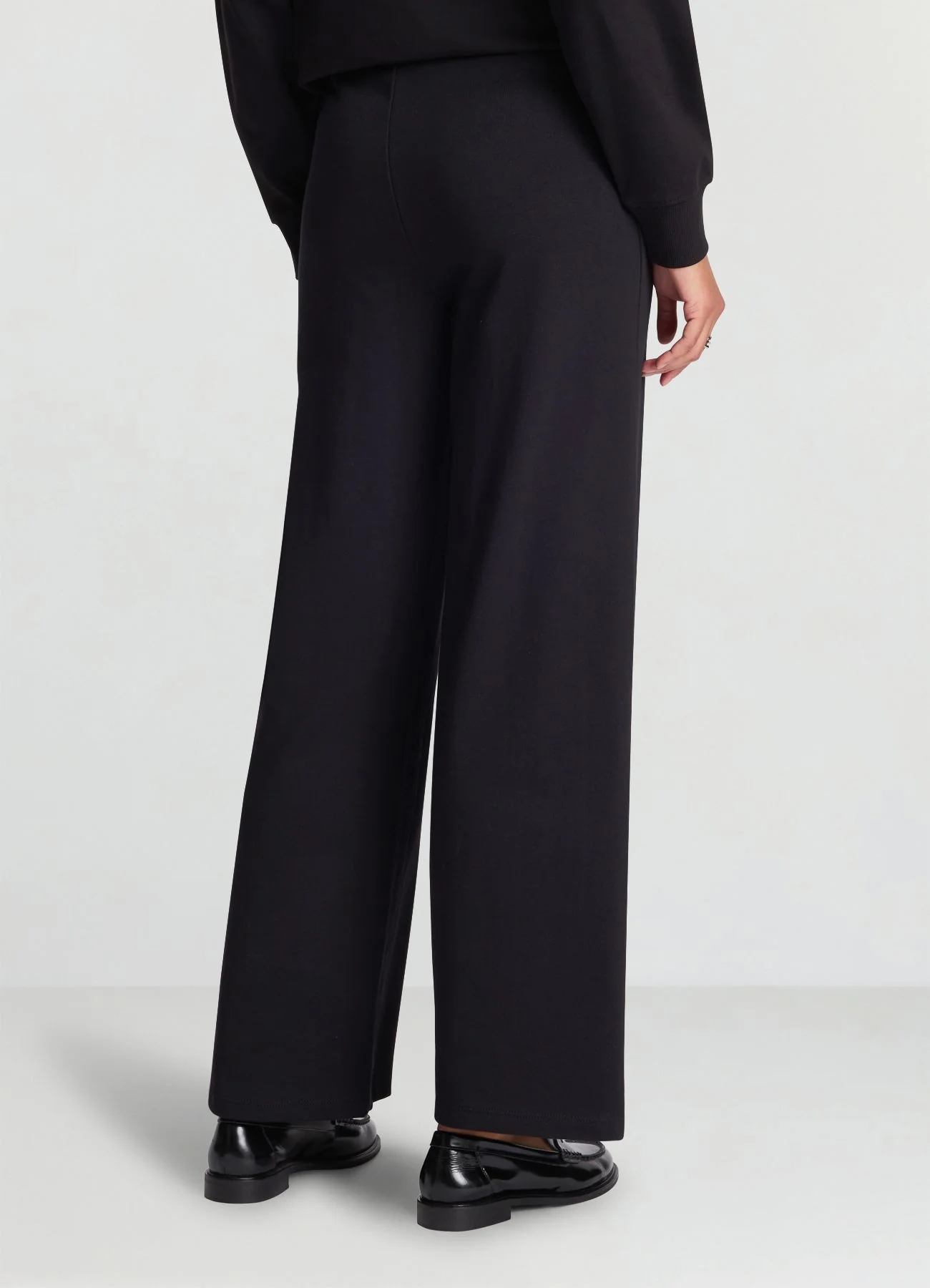 Pantaloni ginnici palazzo con nervature - Image 3