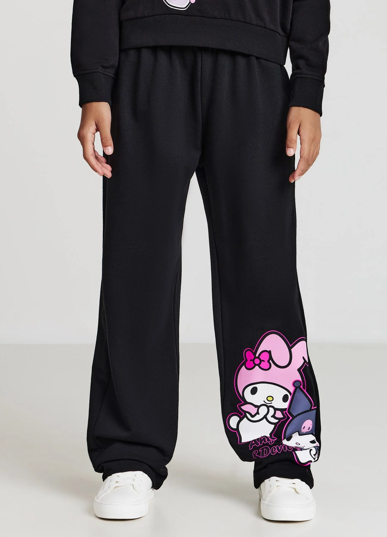 Pantaloni ginnici stampa Kuromi