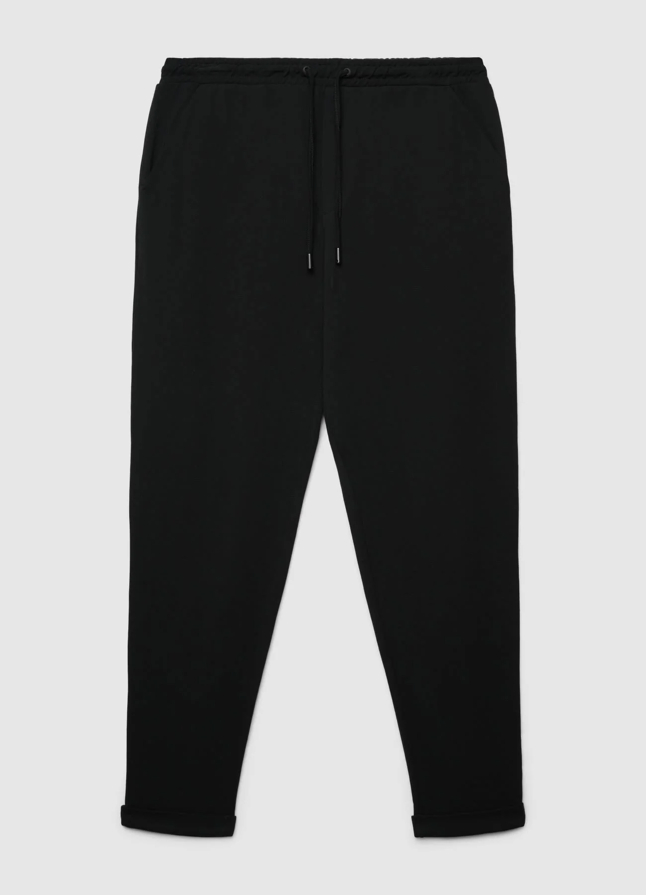 Pantaloni ginnici tessuto piquet tinta unita - Image 6