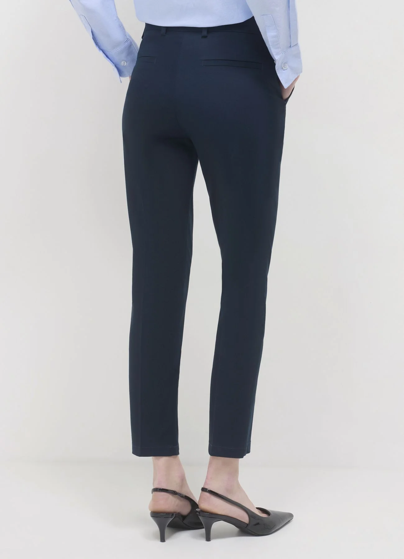Pantaloni in rasatello di cotone - Image 2