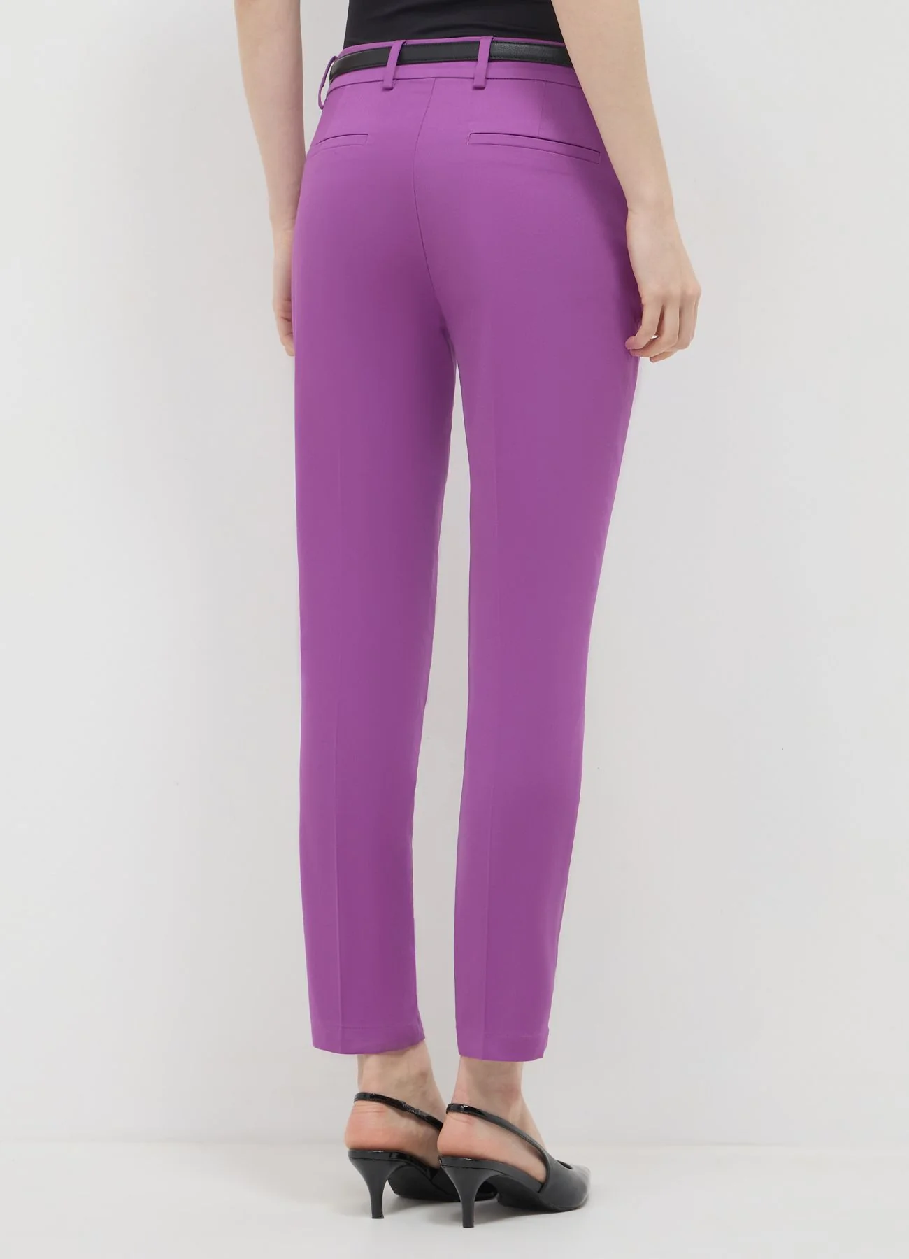 Pantaloni in rasatello di cotone
