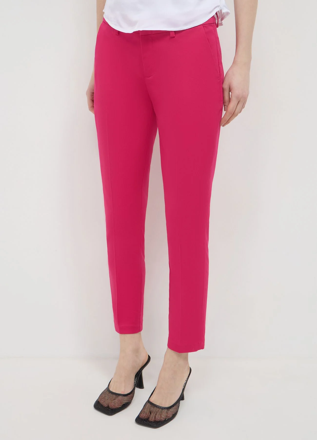 Pantaloni in rasatello di cotone