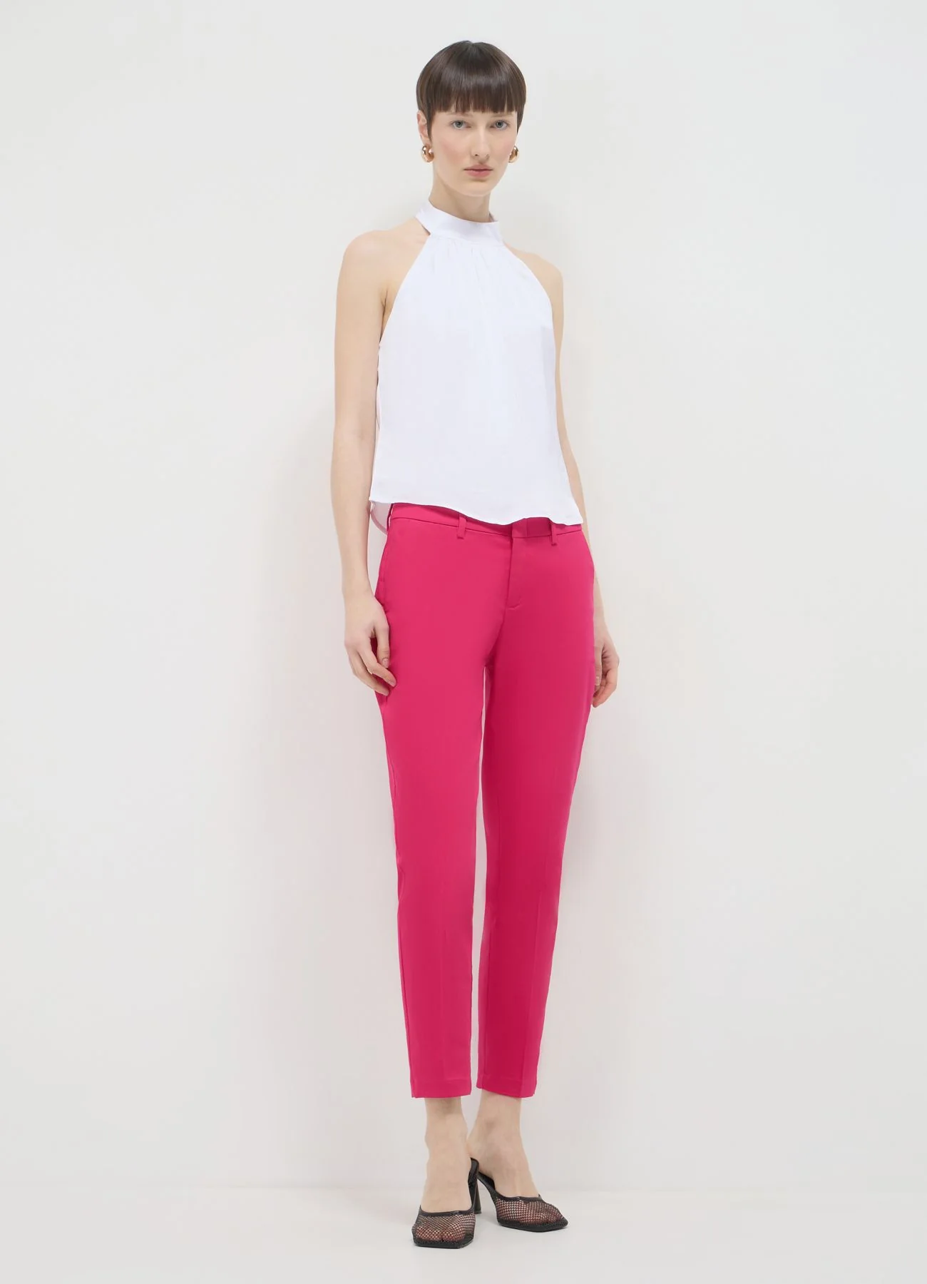 Pantaloni in rasatello di cotone - Image 3