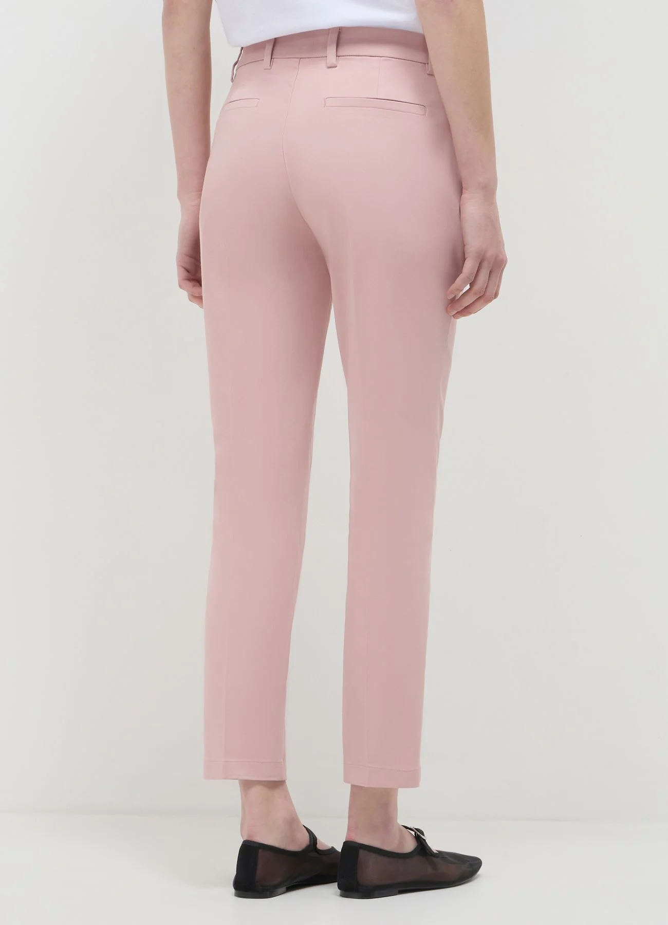 Pantaloni in rasatello di cotone - Image 3