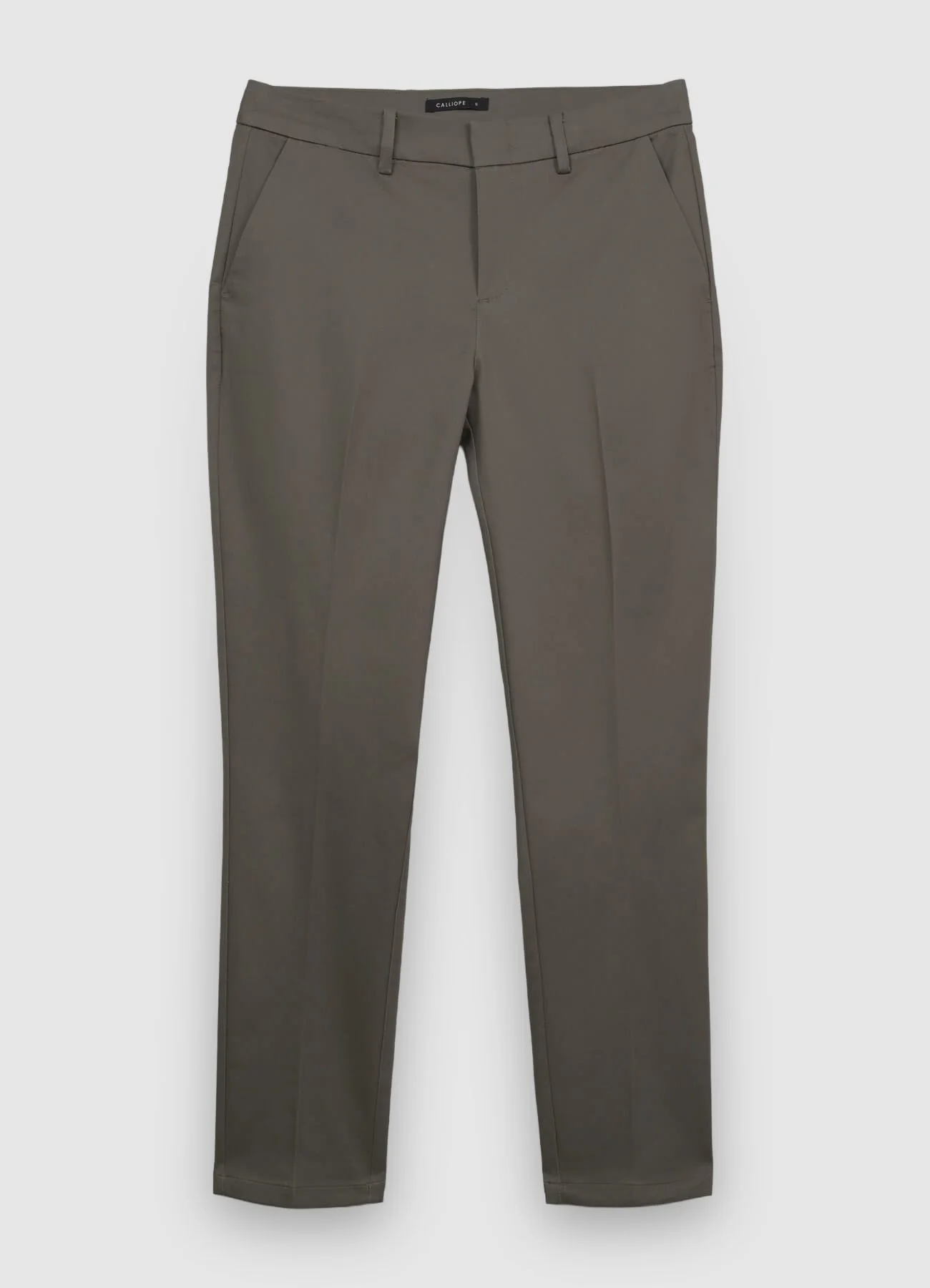 Pantaloni in rasatello tinta unita - Image 4
