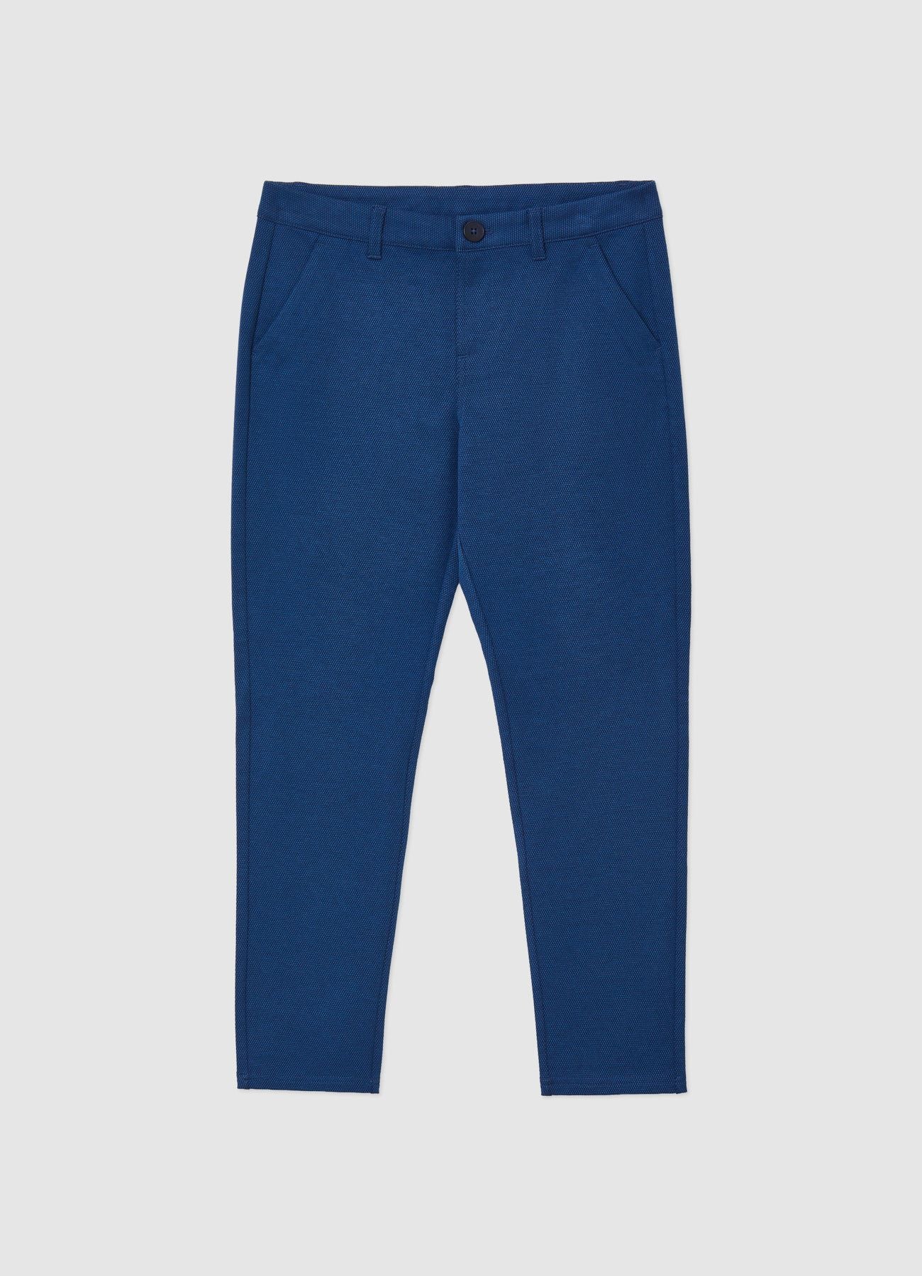 Pantaloni in tessuto piquet