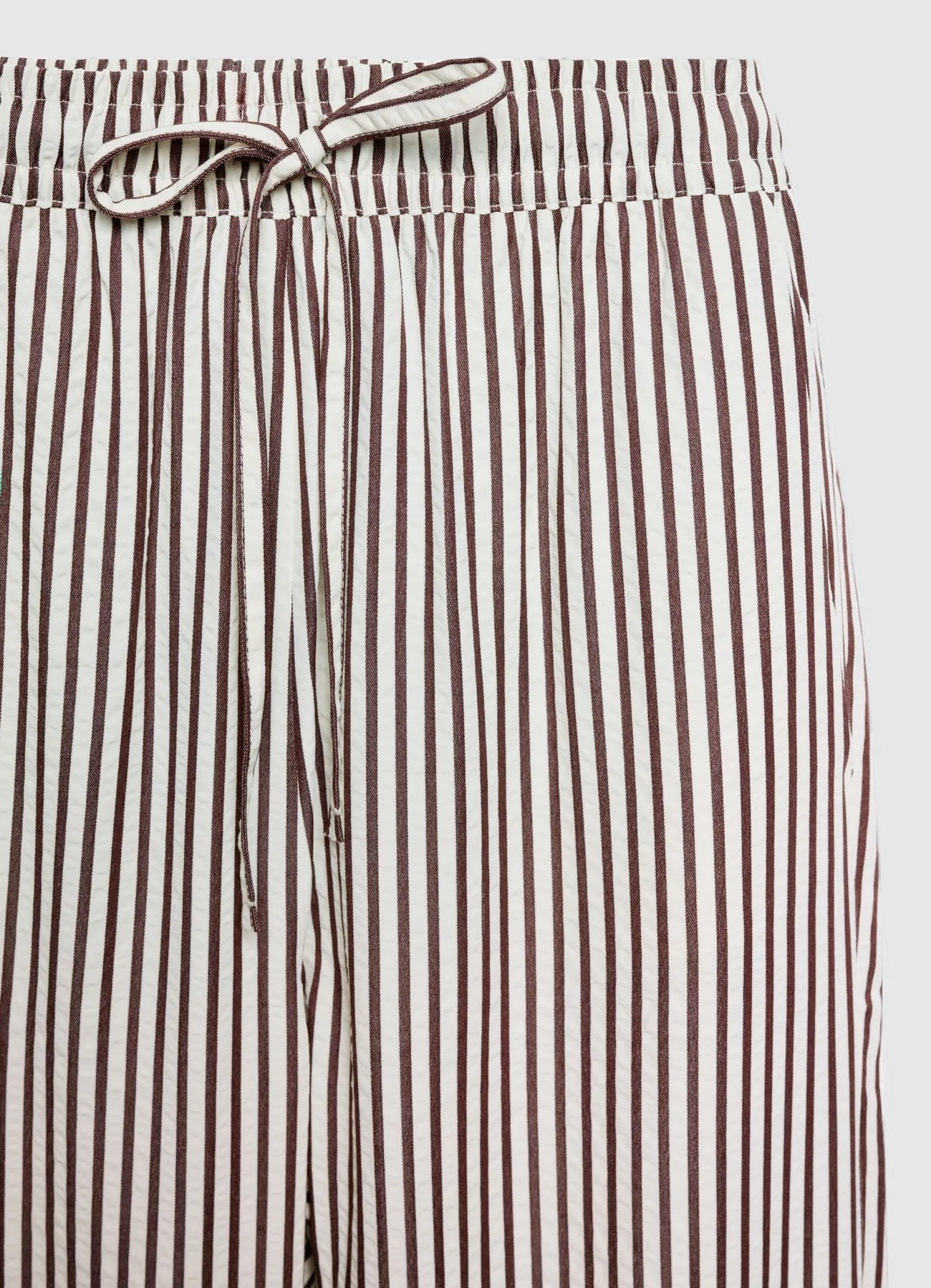 Pantaloni jogger a righe con coulisse - Image 5