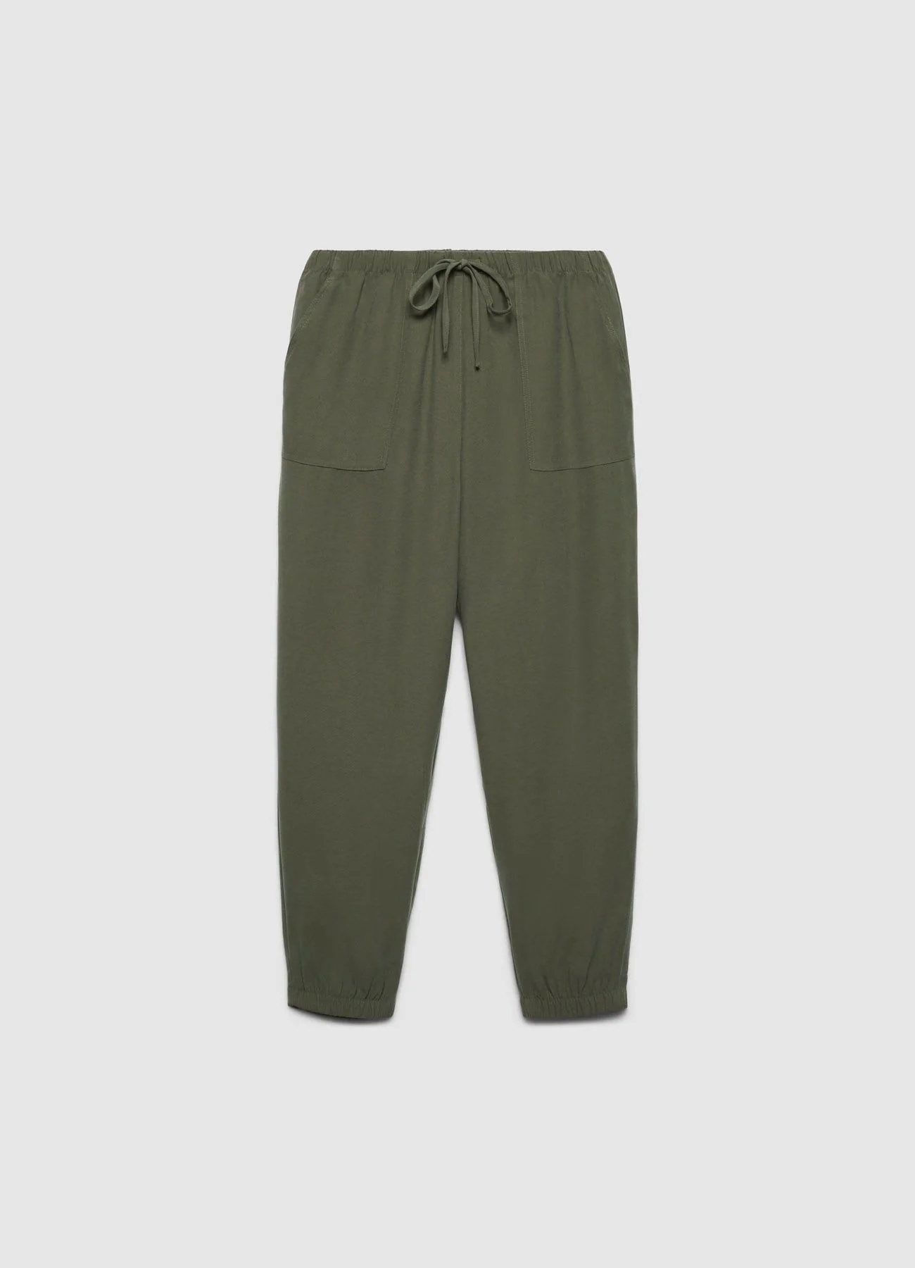 Pantaloni jogger con coulisse e tasche applicate - Image 4