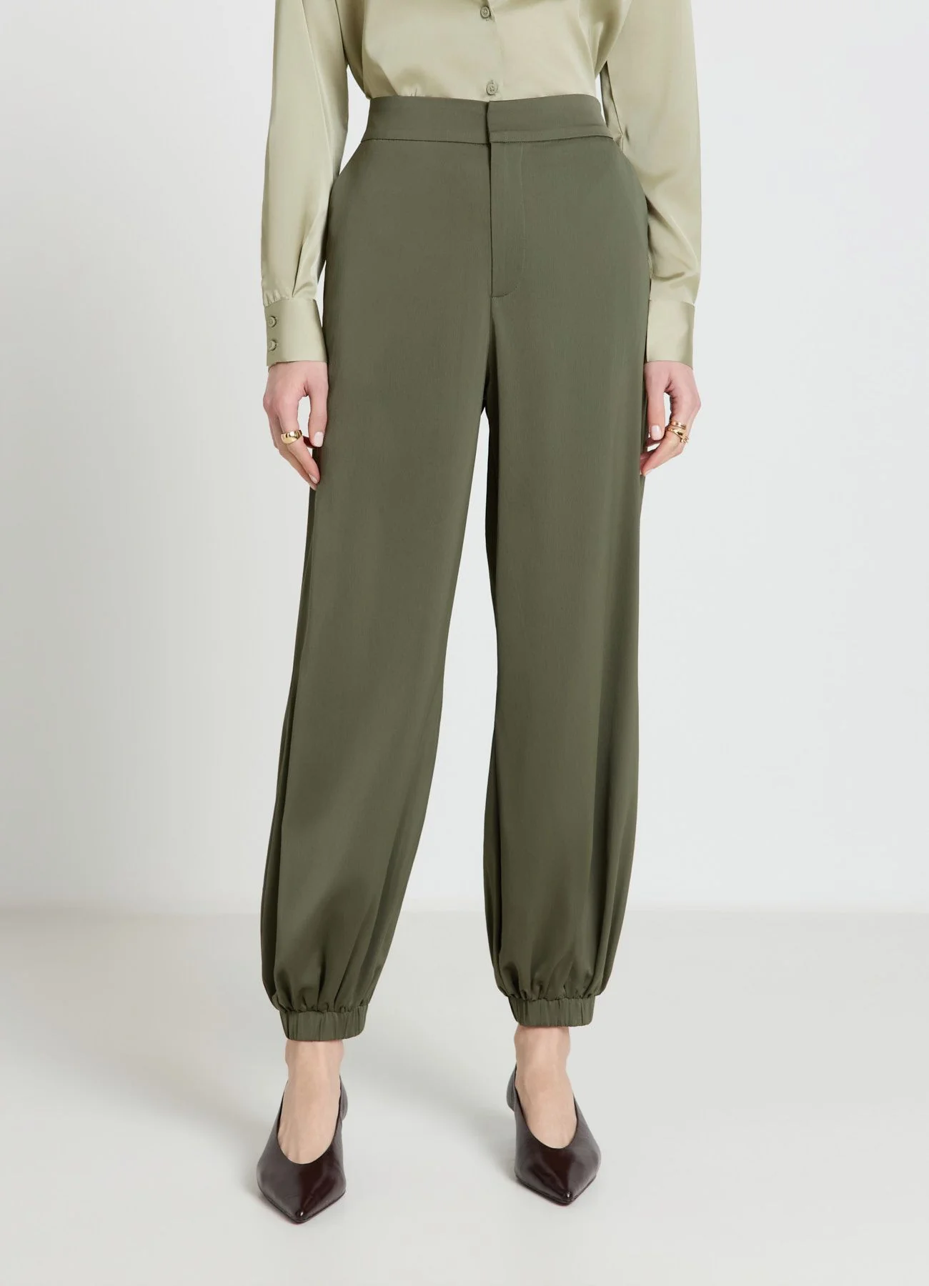 Pantaloni jogger con vita elasticizzata