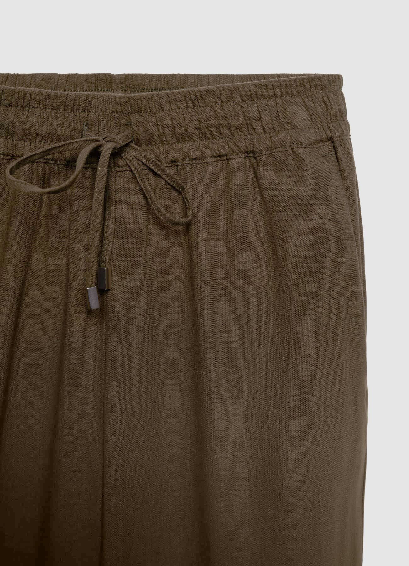 Pantaloni jogger in lino - Image 5