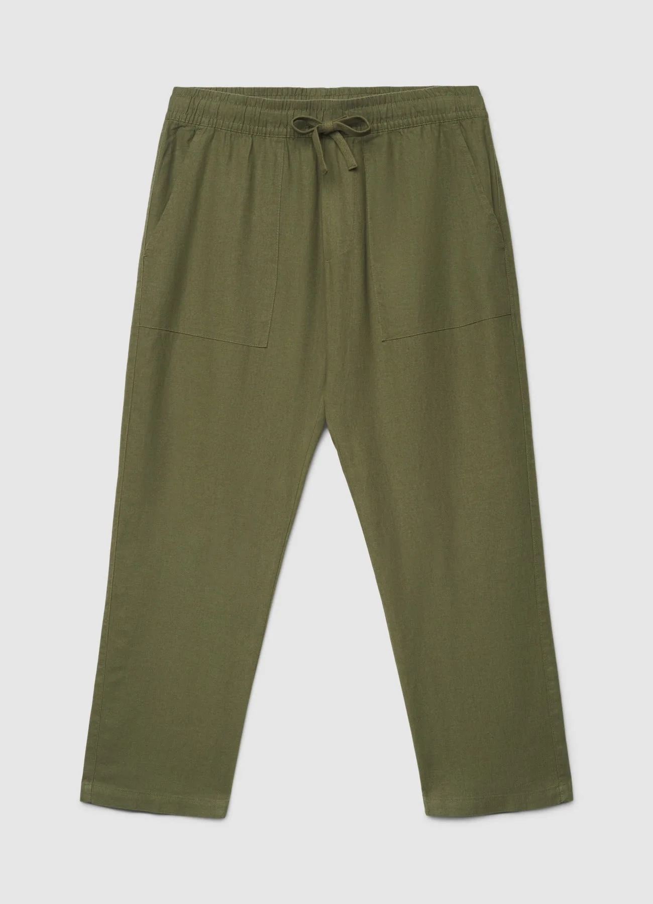 Pantaloni jogger in misto lino - Image 5