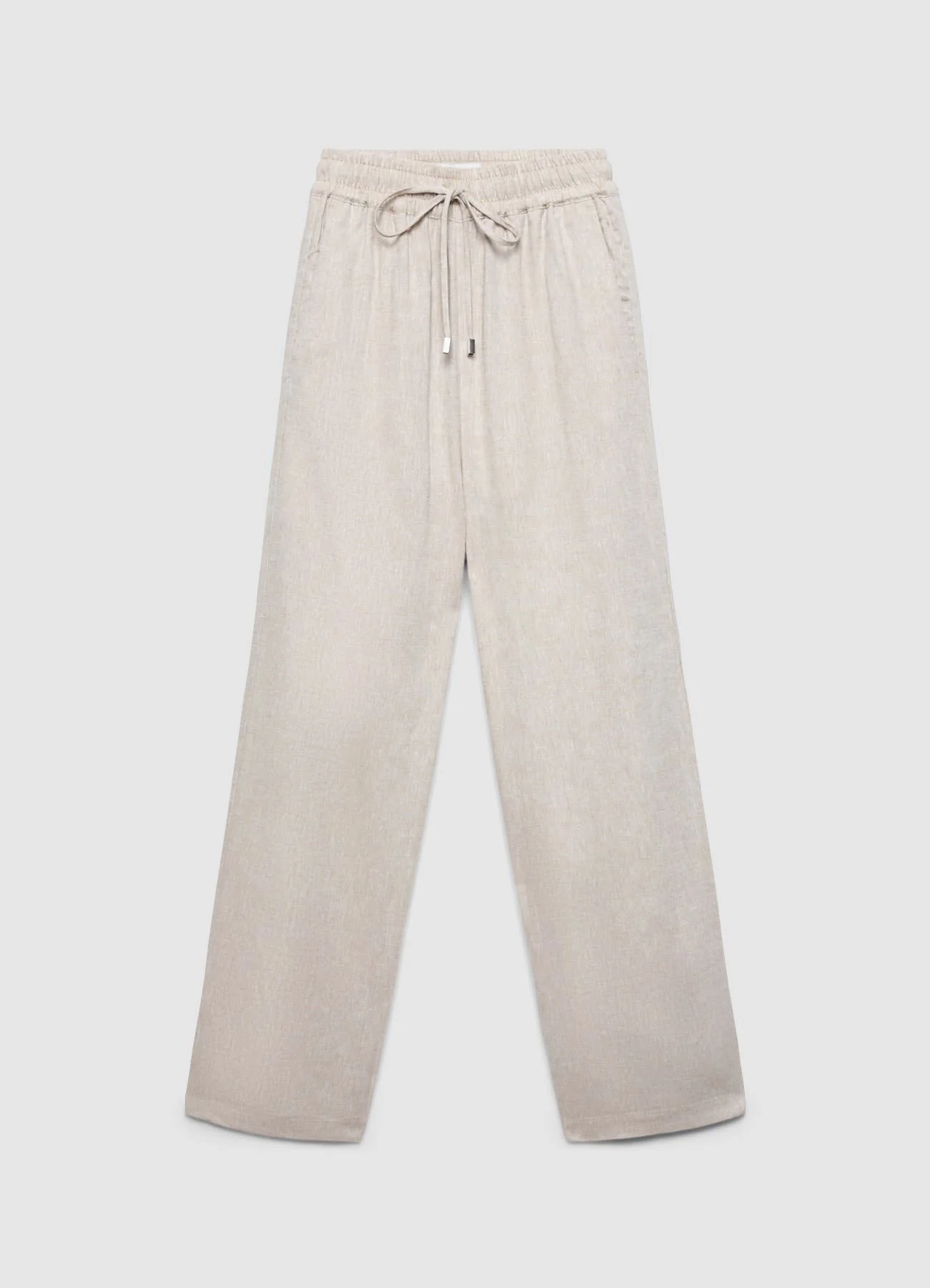 Pantaloni jogger misto lino - Image 4