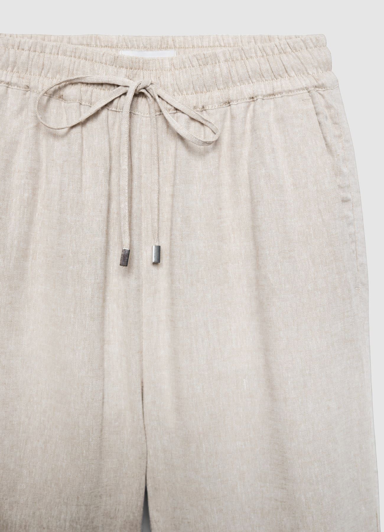Pantaloni jogger misto lino - Image 6