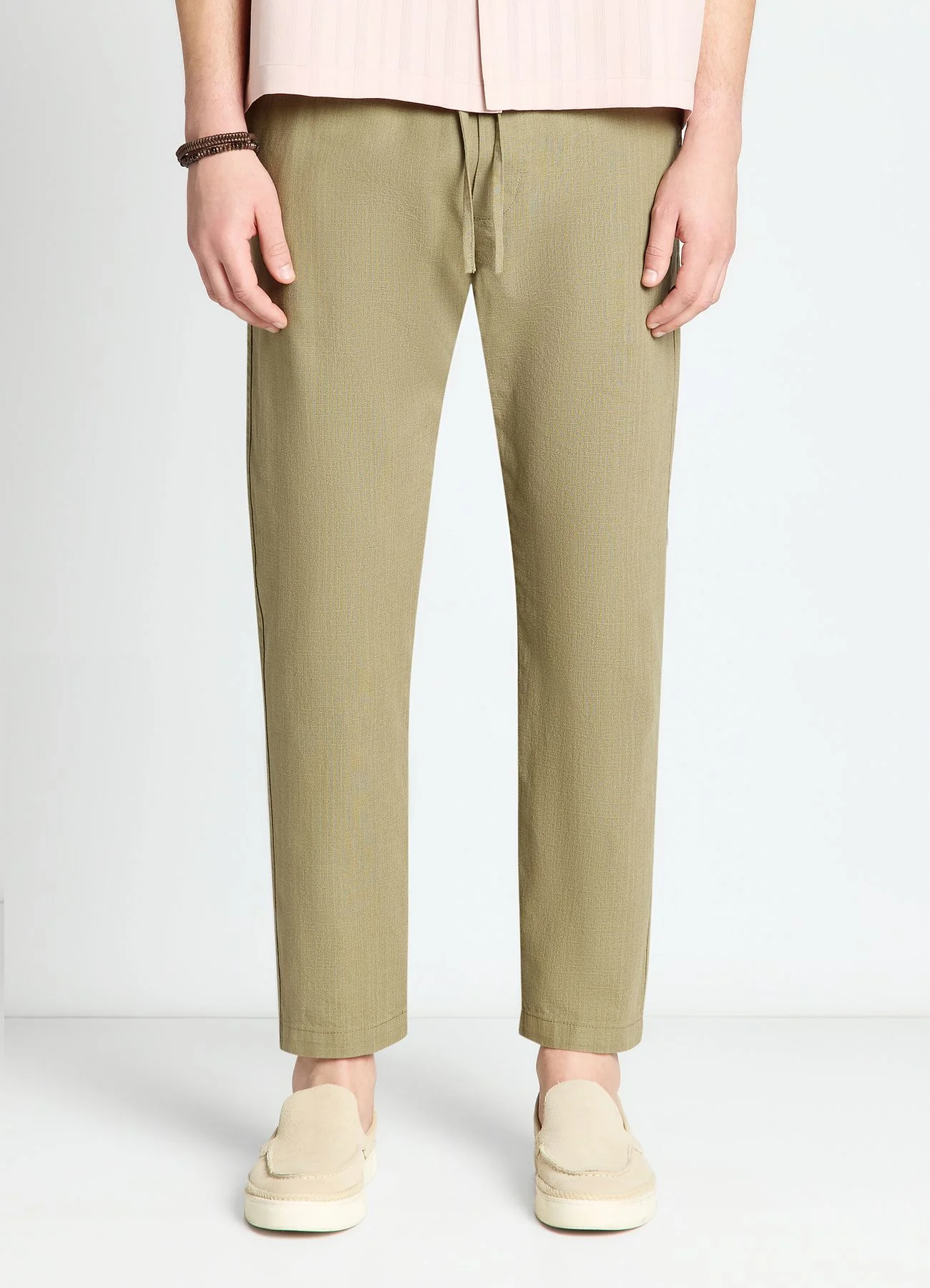 Pantaloni jogger relaxed con coulisse - Image 2