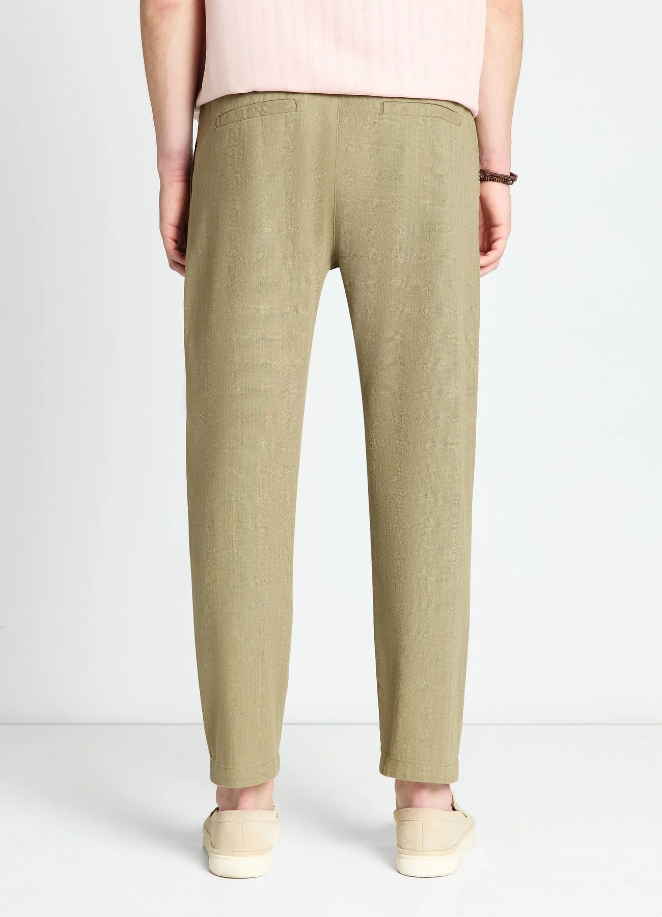 Pantaloni jogger relaxed con coulisse - Image 3