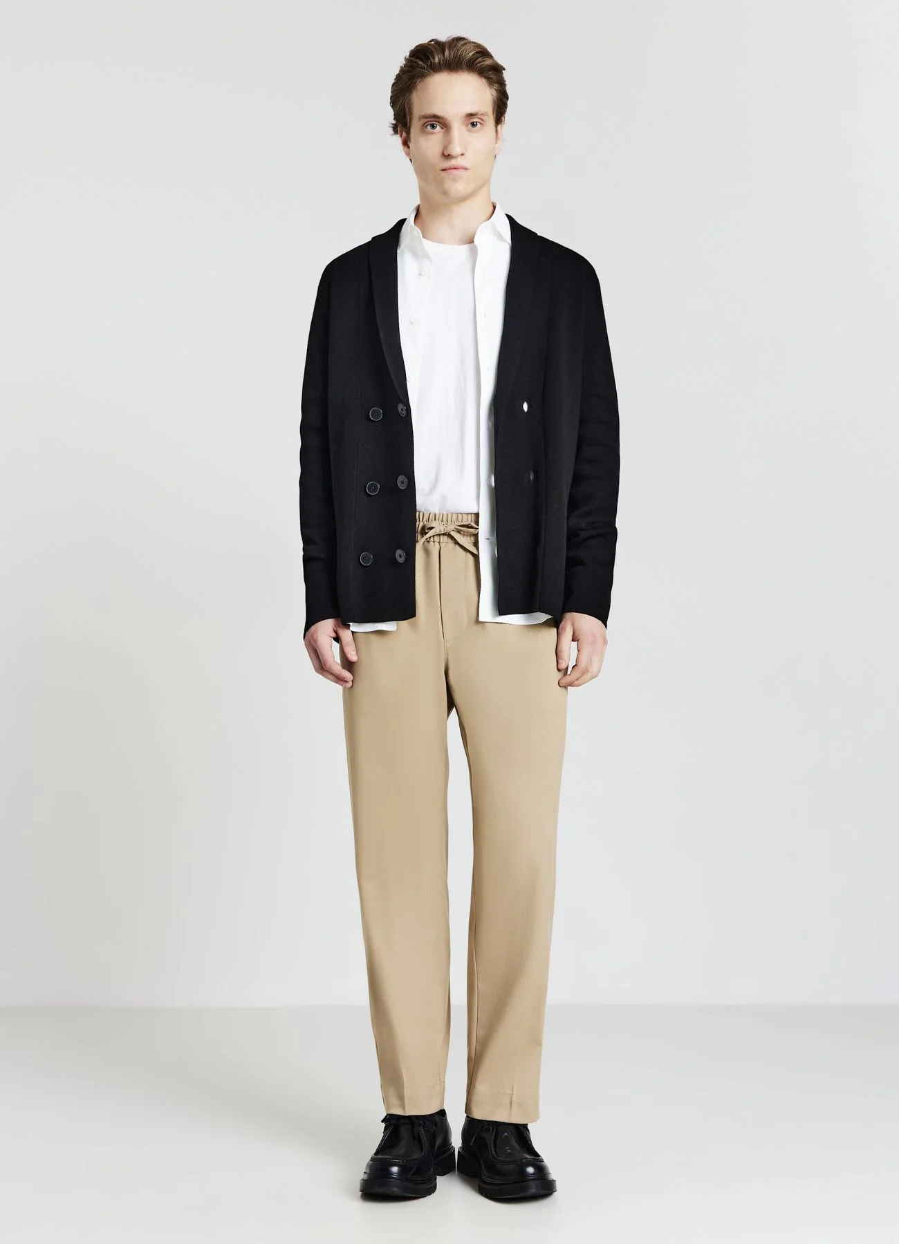 Pantaloni jogger tinta unita