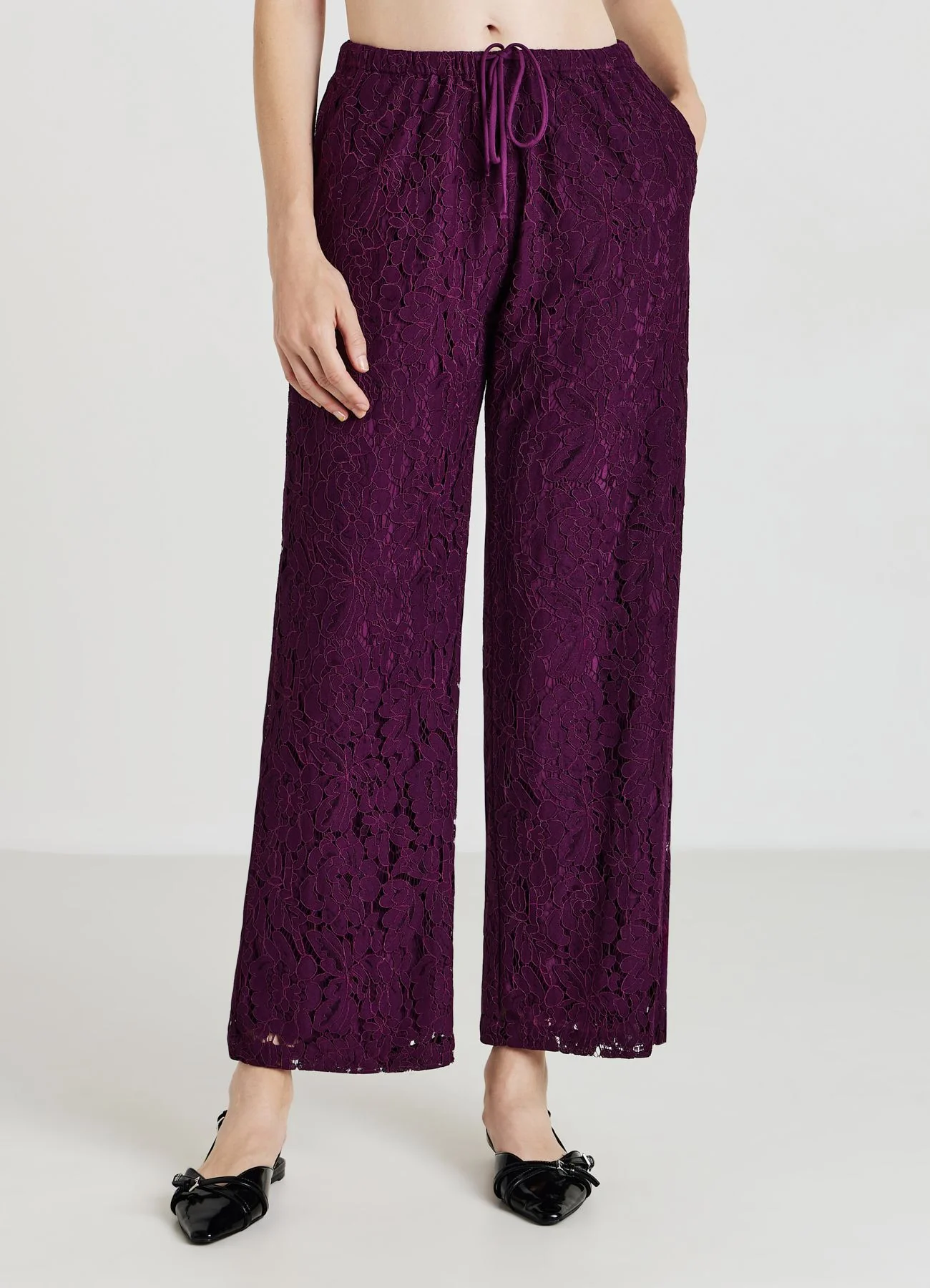 Pantaloni lunghi in pizzo - Image 3