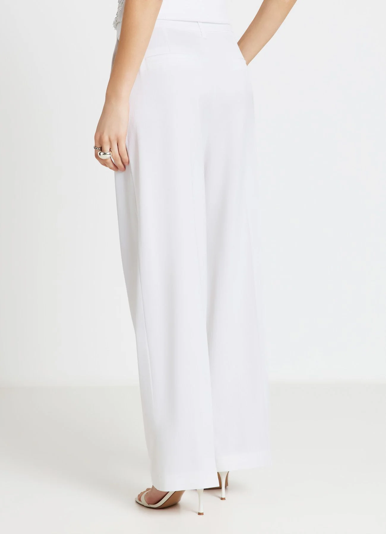Pantaloni lunghi in similsatin - Image 3