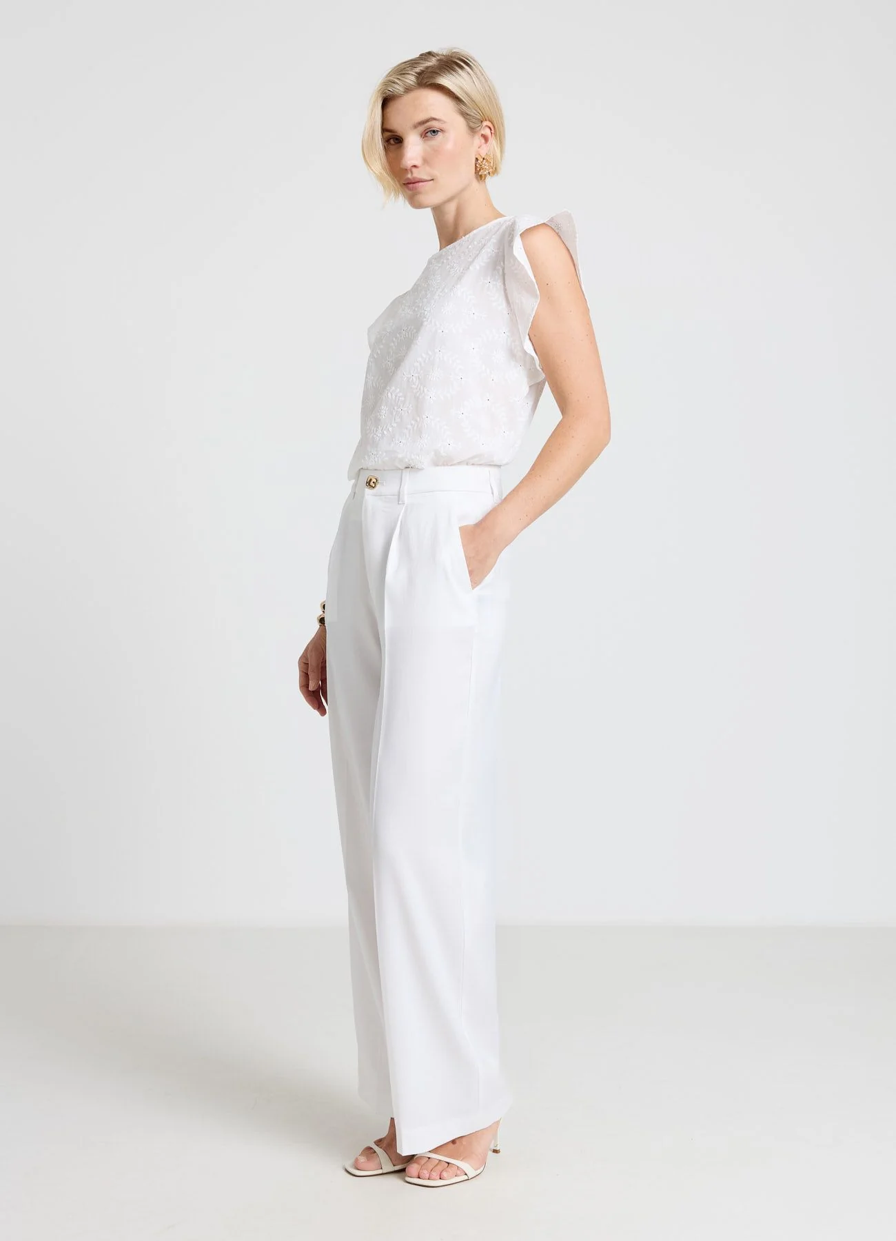 Pantaloni lunghi in similsatin - Image 4