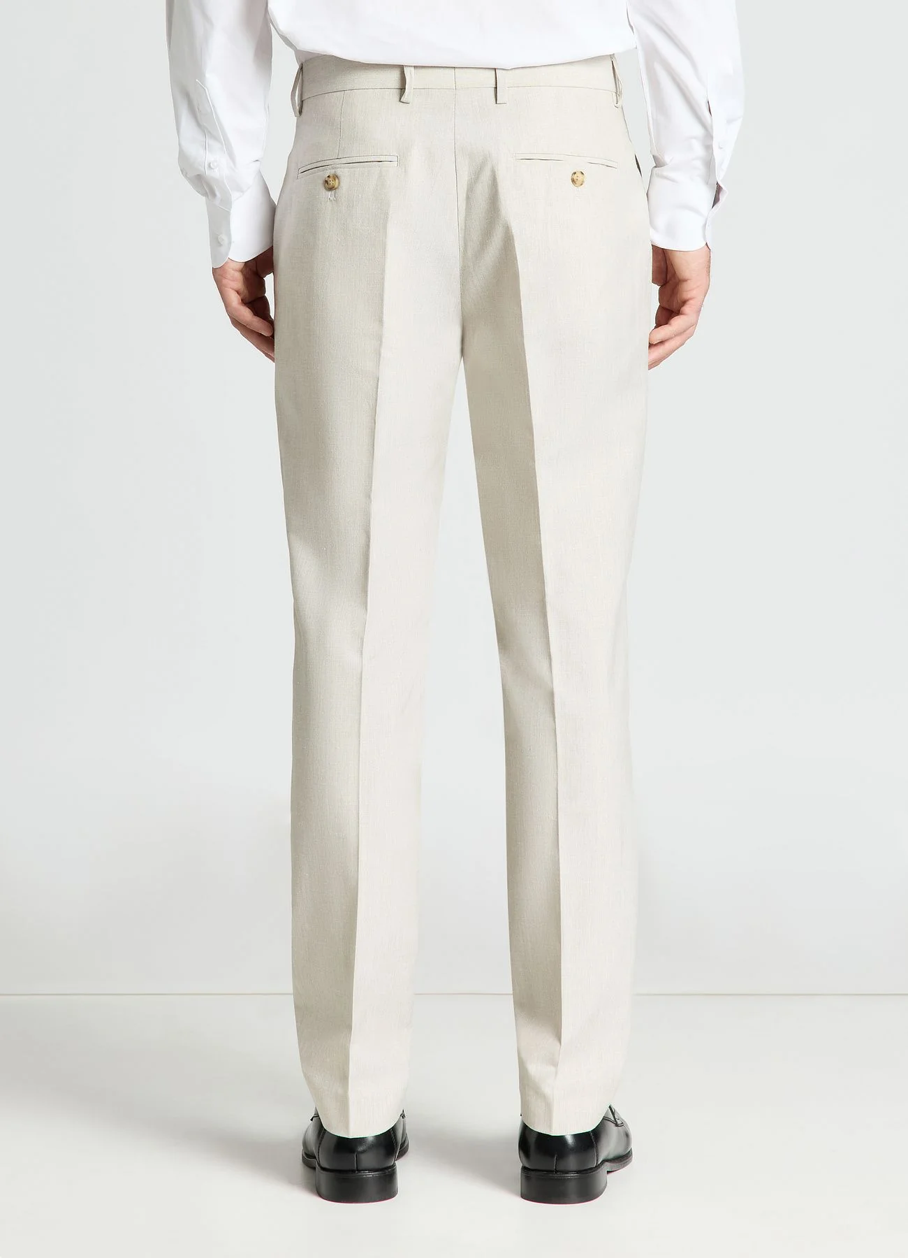 Pantaloni lunghi sartoriali misto lino - Image 2