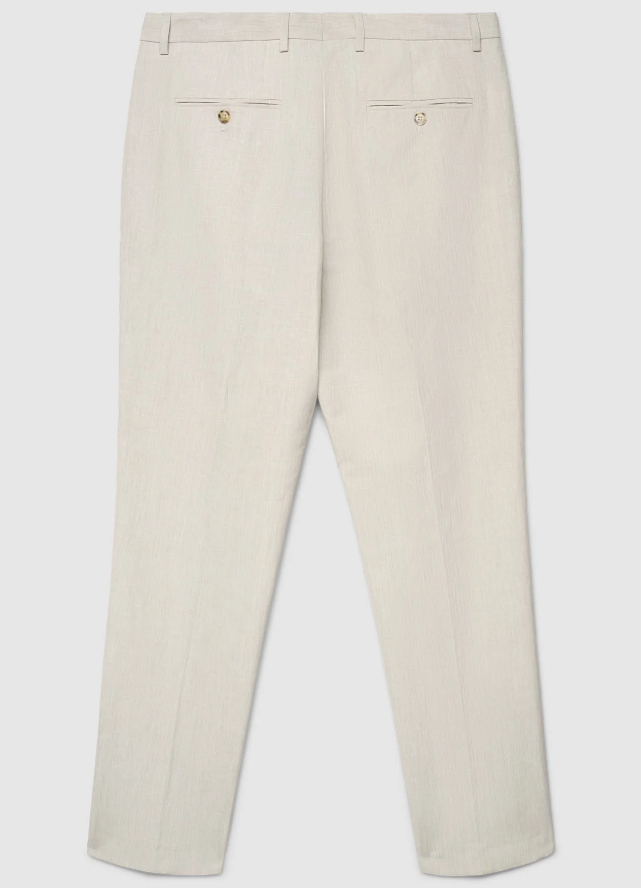 Pantaloni lunghi sartoriali misto lino - Image 4
