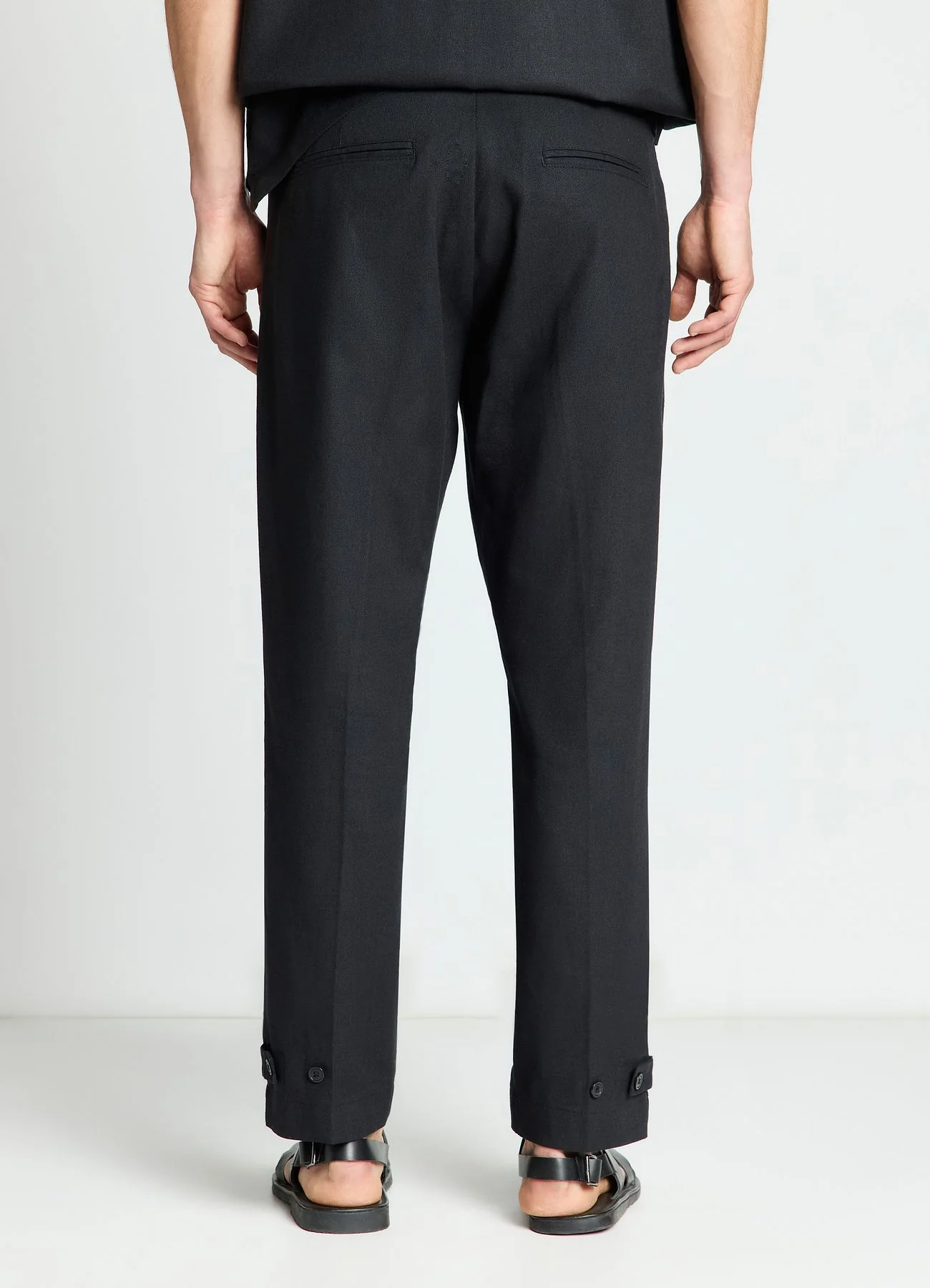 Pantaloni misto lino con fusciacca - Image 3