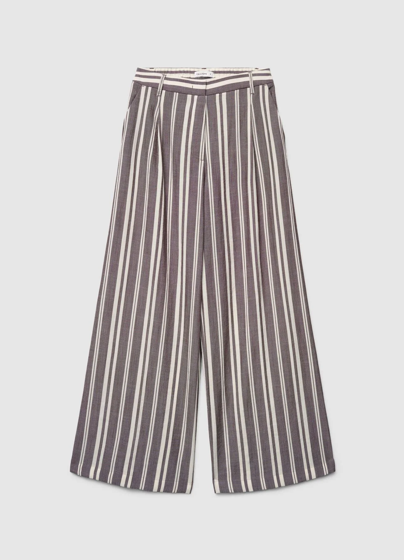 Pantaloni palazzo a righe - Image 4