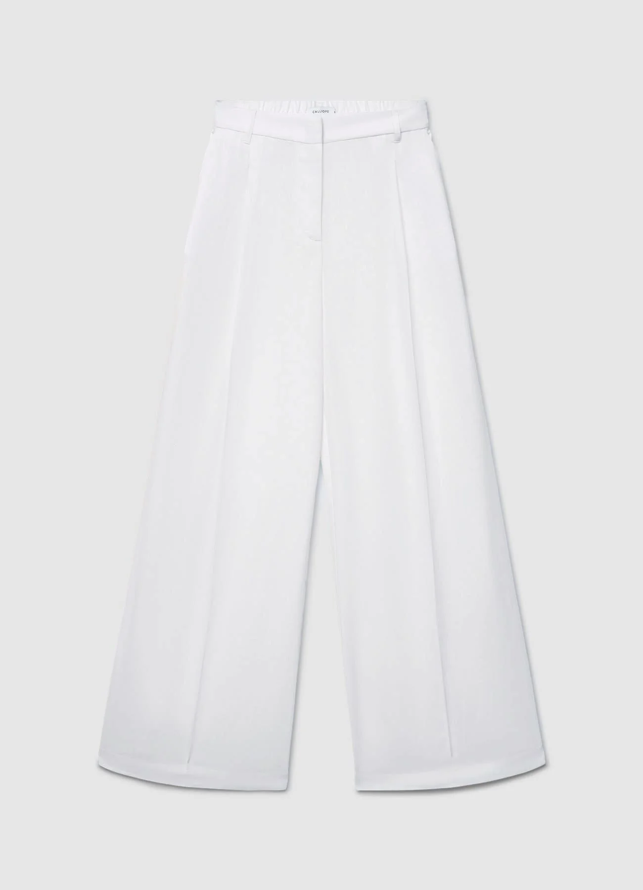 Pantaloni palazzo a vita elasticizzata - Image 4