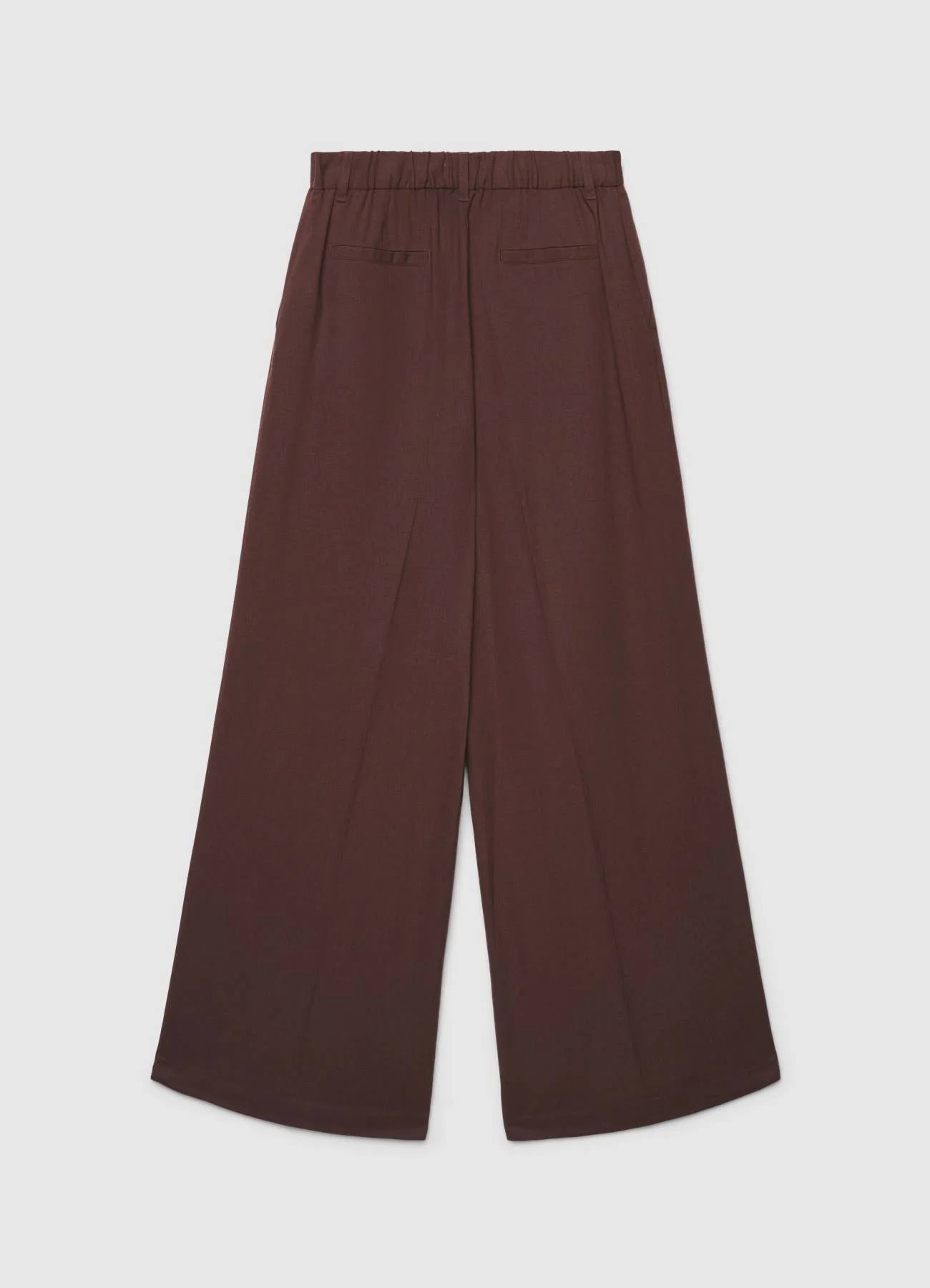 Pantaloni palazzo a vita elasticizzata - Image 5