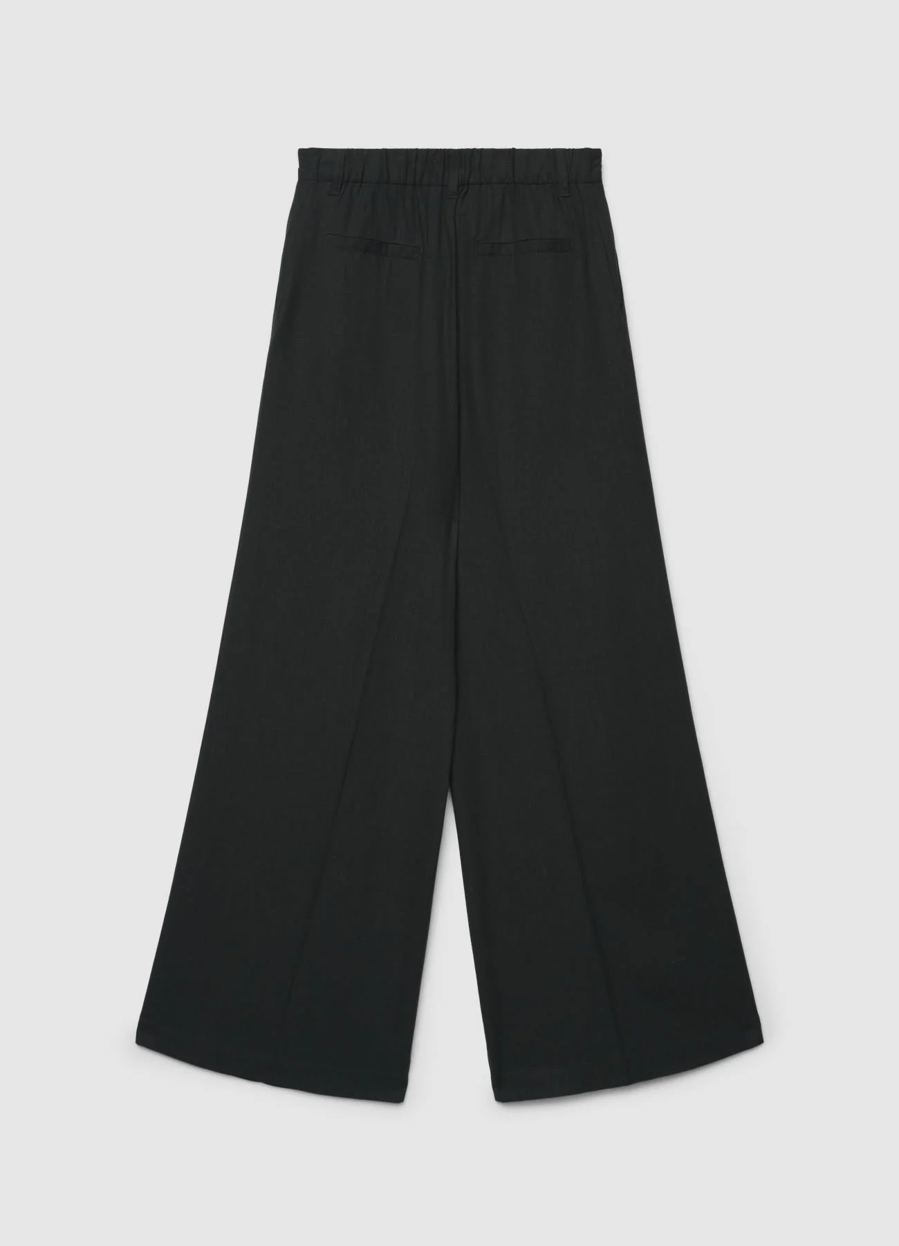 Pantaloni palazzo a vita elasticizzata - Image 4