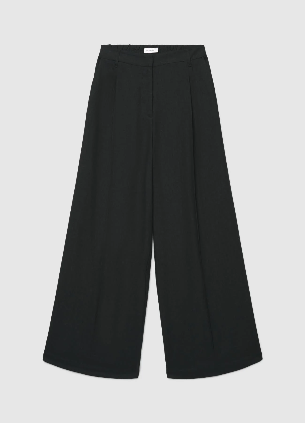 Pantaloni palazzo a vita elasticizzata - Image 5