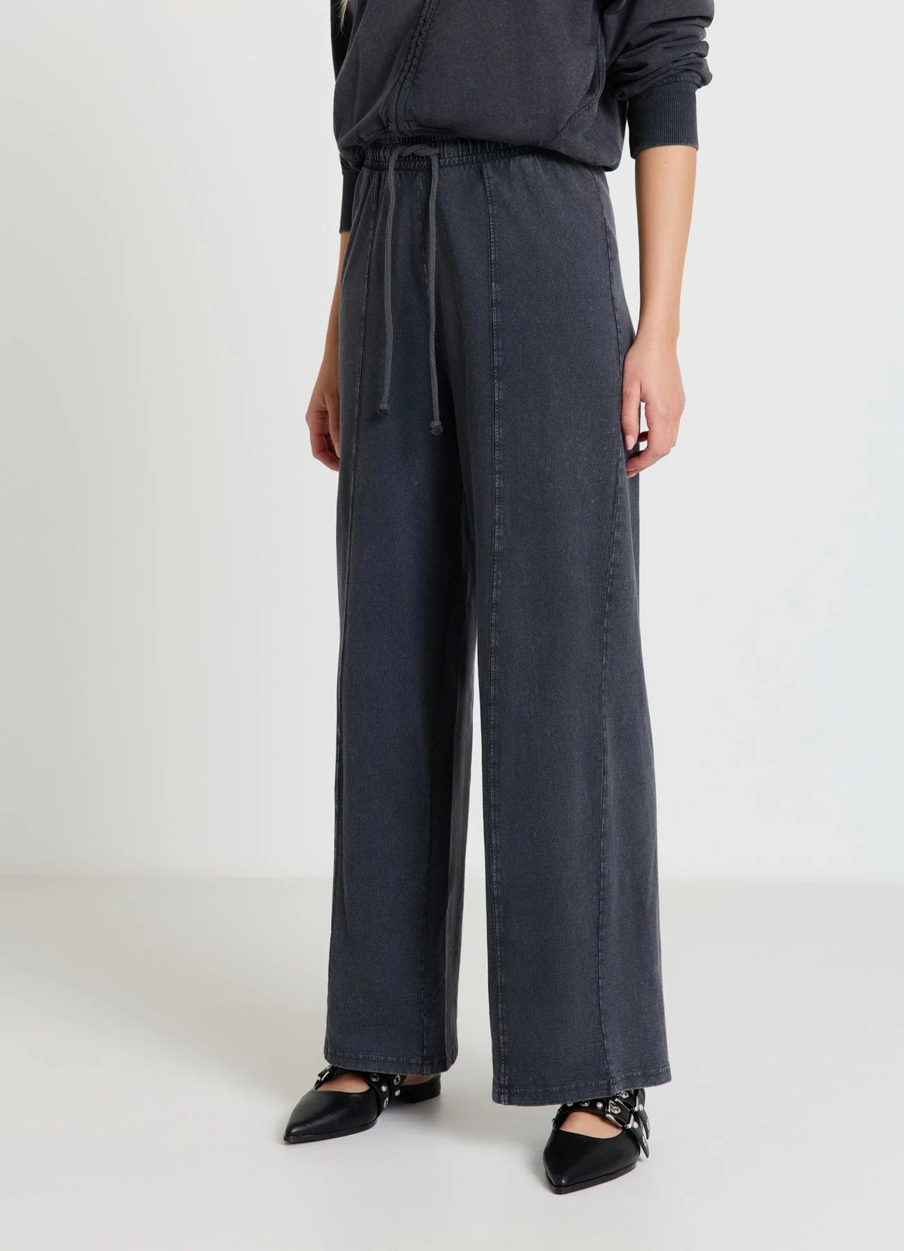 Pantaloni palazzo con coulisse - Image 2