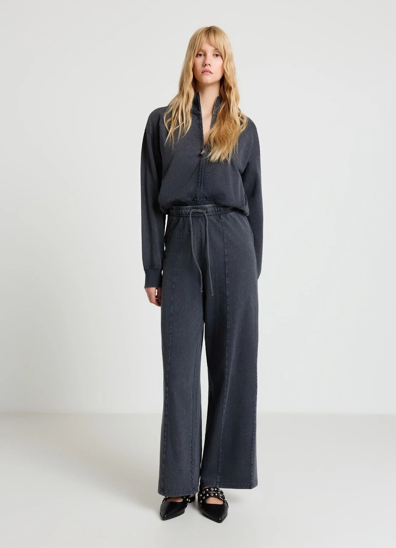 Pantaloni palazzo con coulisse - Image 3