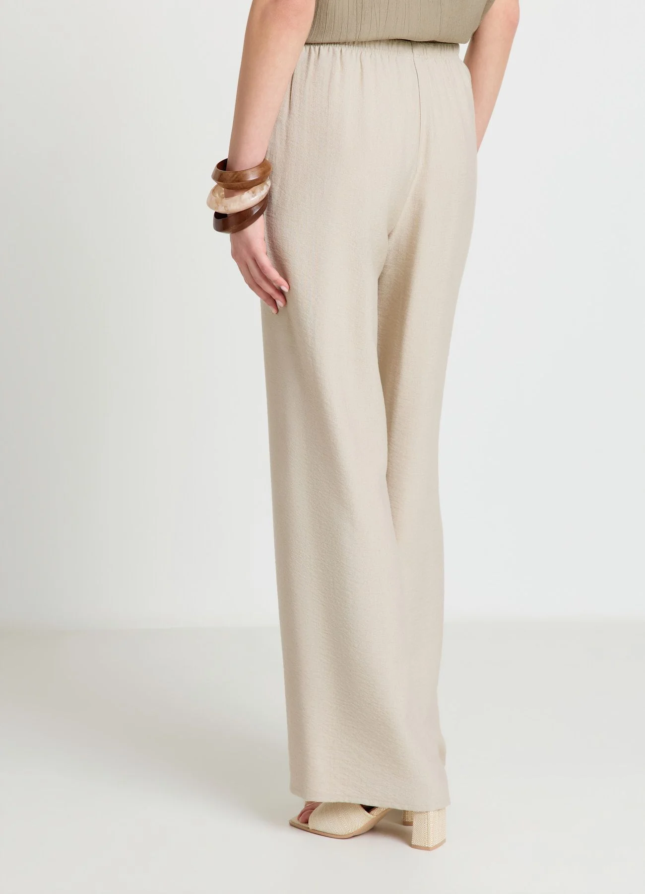 Pantaloni palazzo con coulisse - Image 2