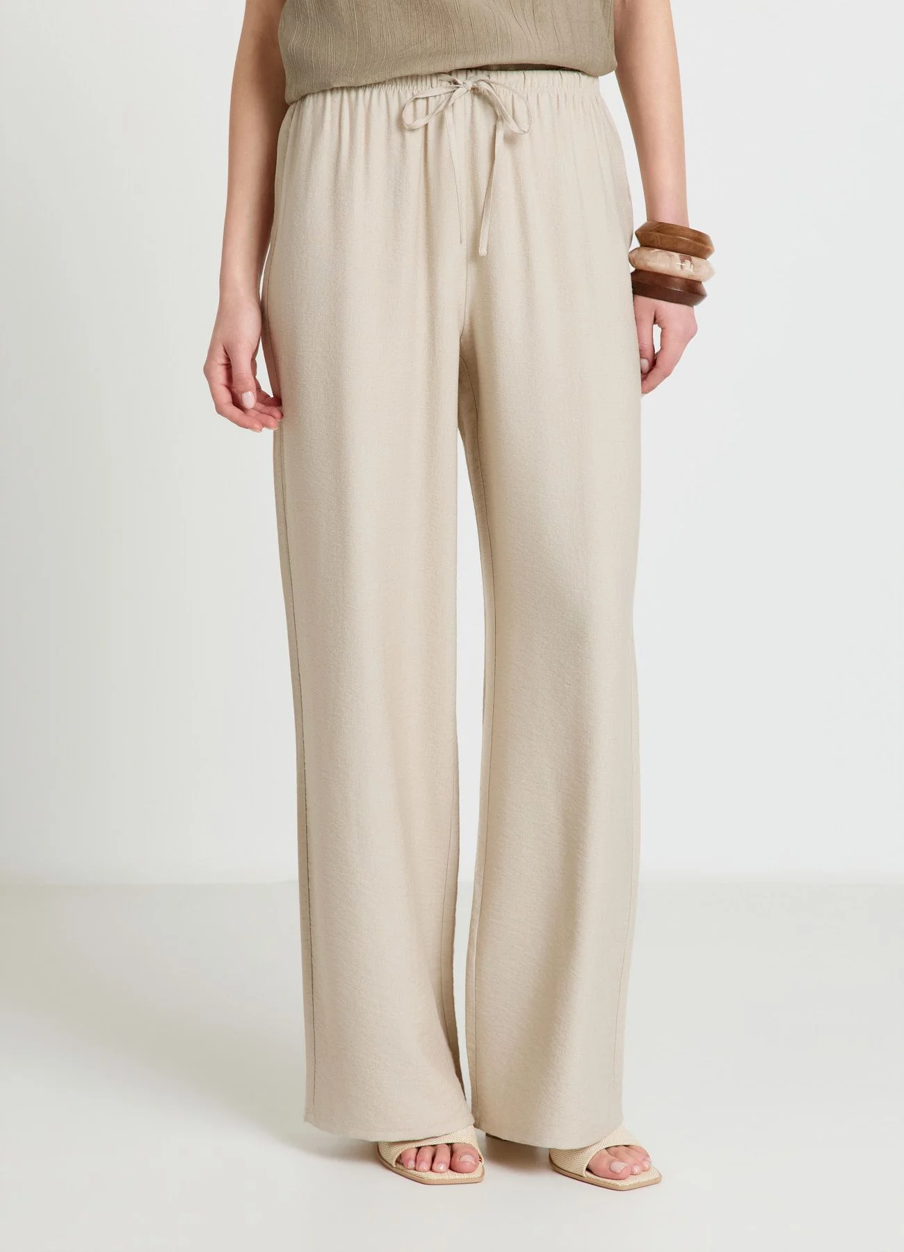 Pantaloni palazzo con coulisse - Image 3