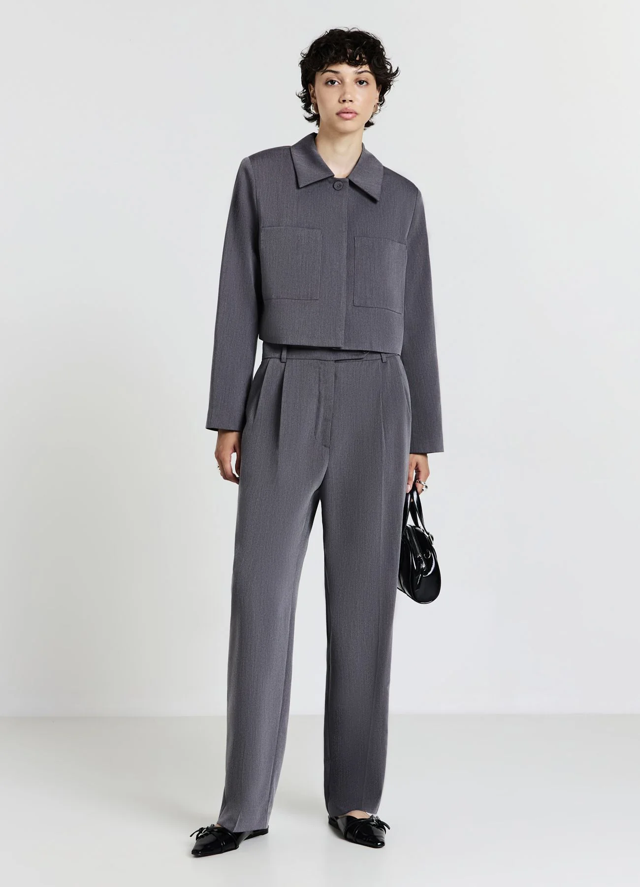 Pantaloni palazzo con doppia pinces - Image 3
