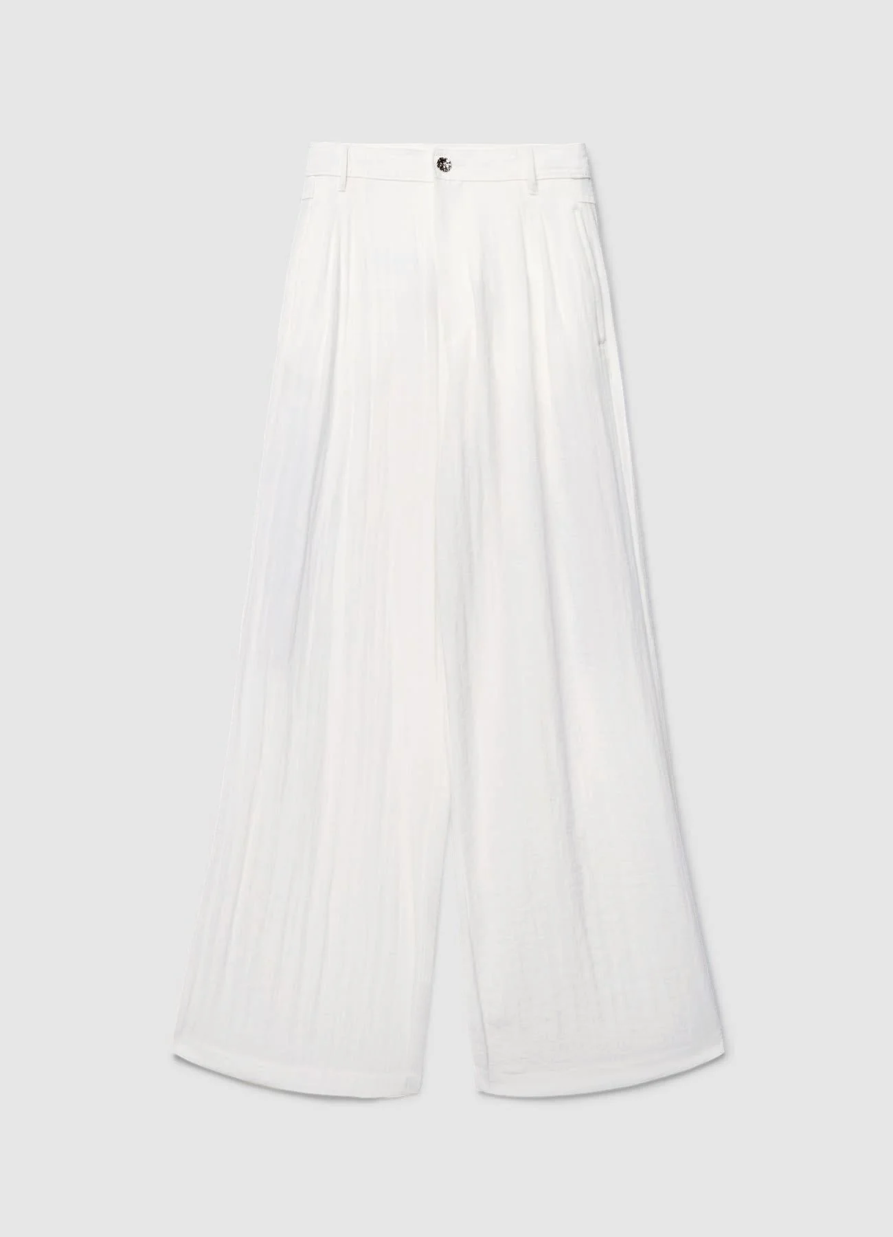 Pantaloni palazzo con doppie pinces - Image 4
