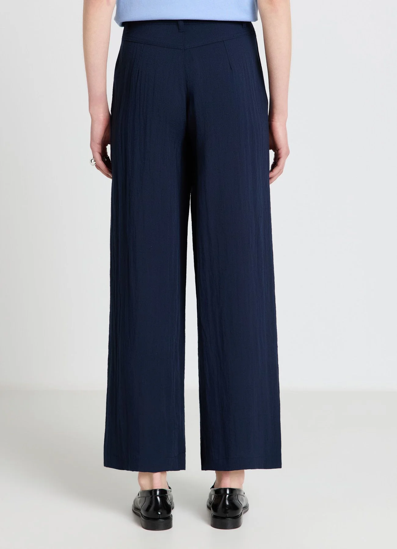 Pantaloni palazzo con doppie pinces - Image 3