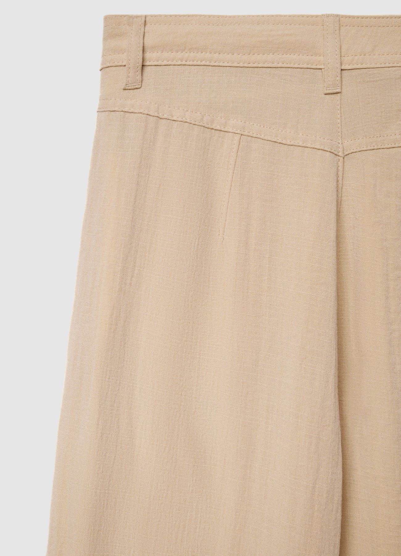 Pantaloni palazzo con doppie pinces - Image 6