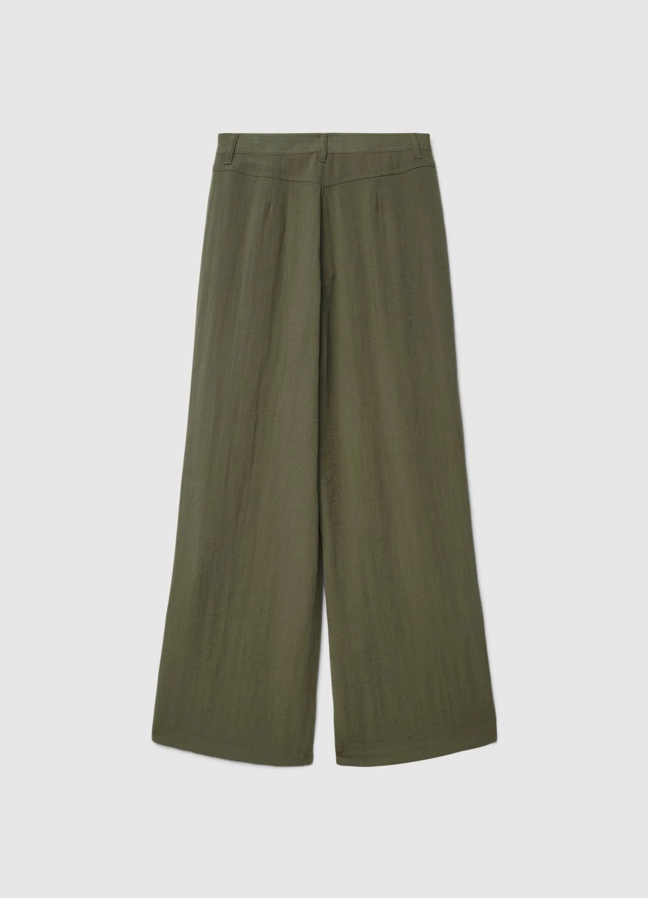 Pantaloni palazzo con doppie pinces - Image 5