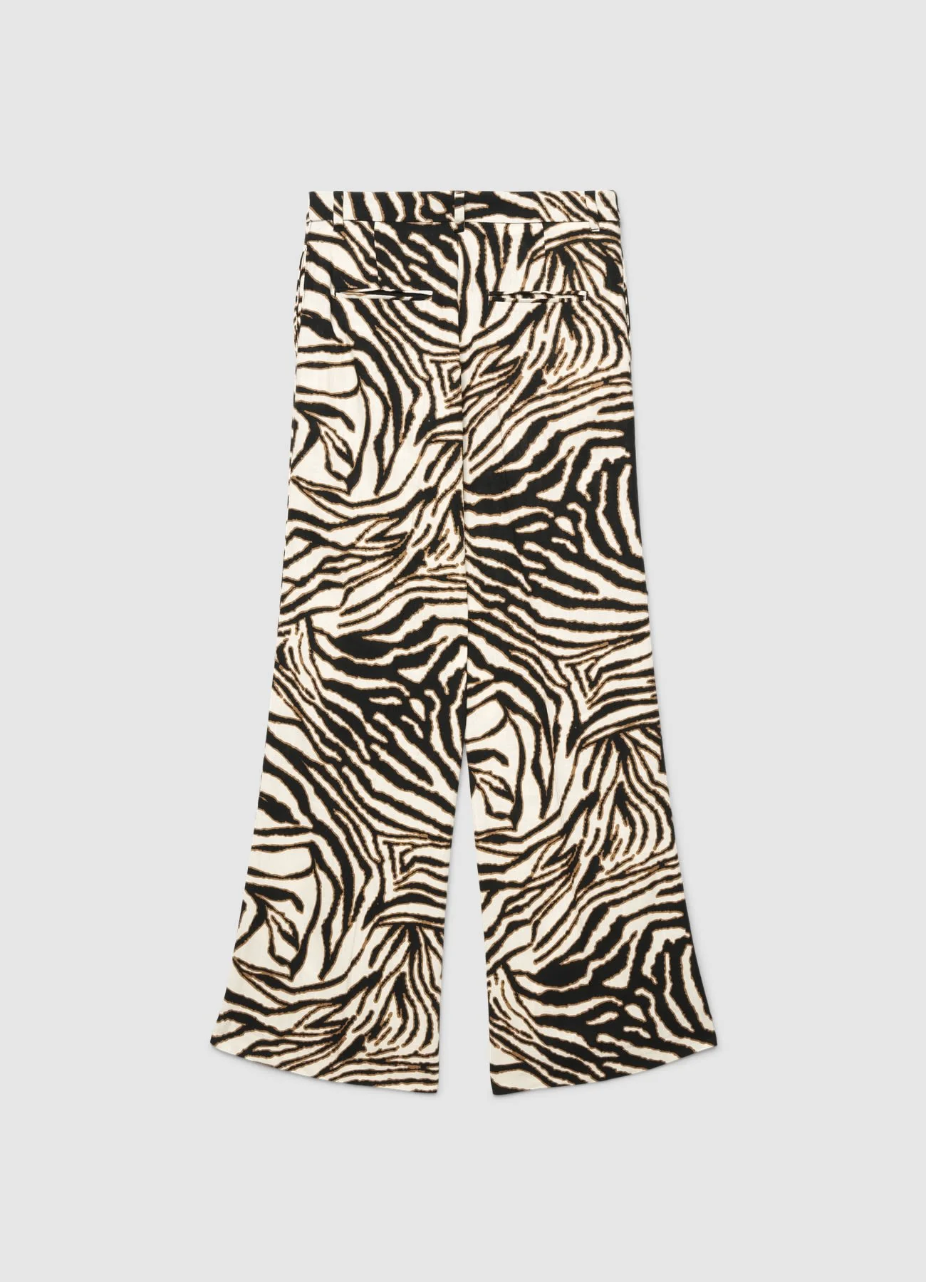 Pantaloni palazzo con fantasia zebra - Image 4