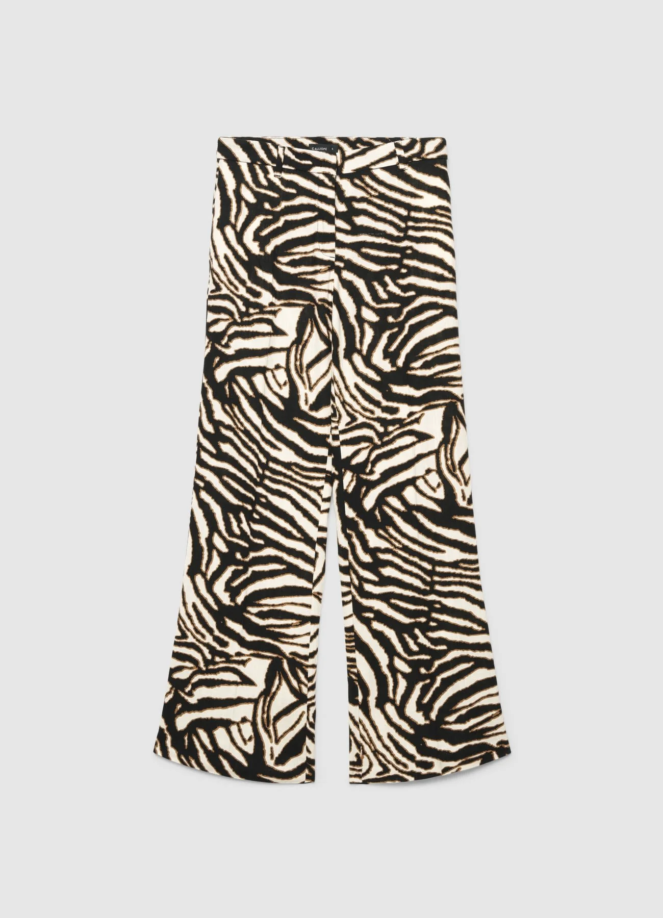 Pantaloni palazzo con fantasia zebra - Image 5