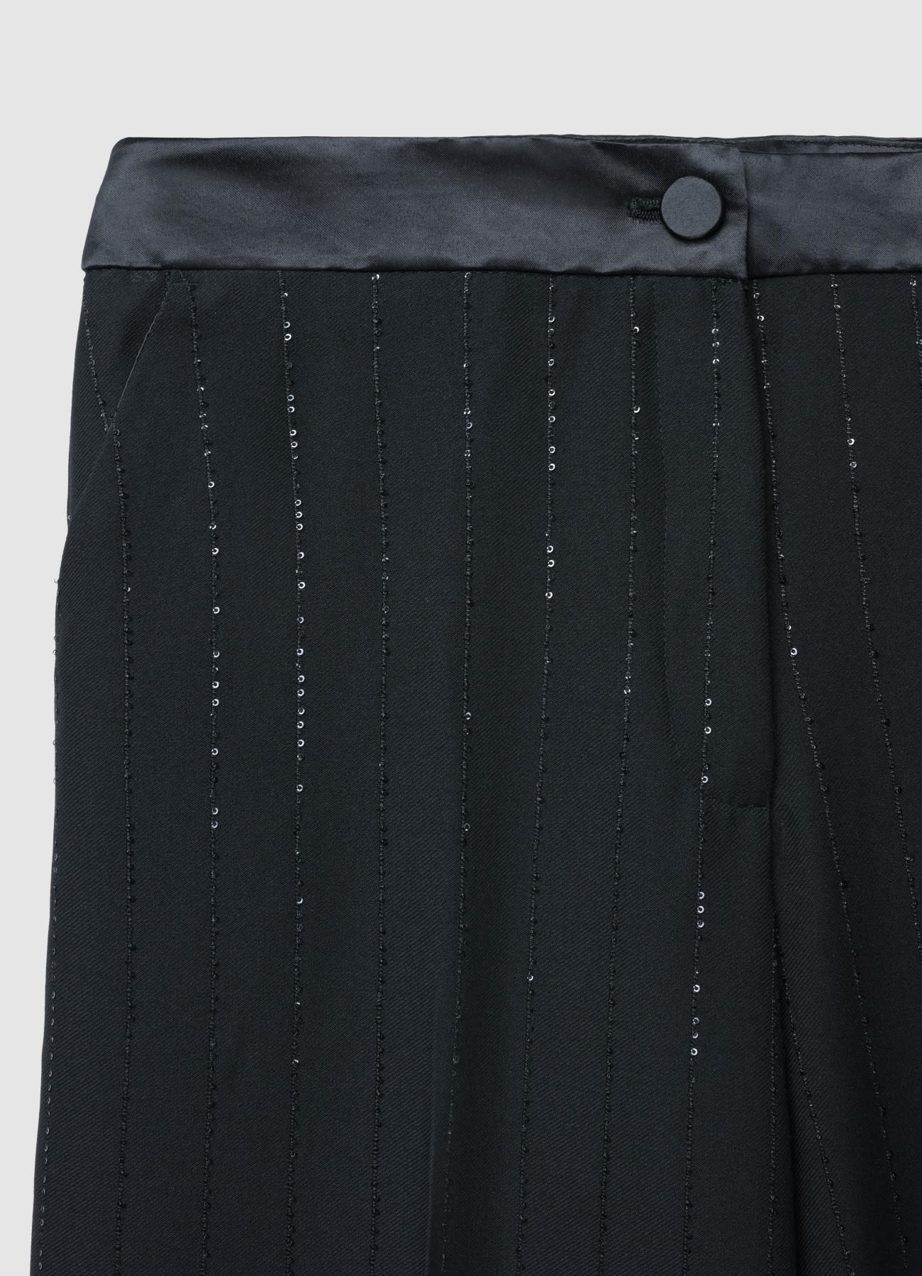 Pantaloni palazzo con paillettes - Image 5