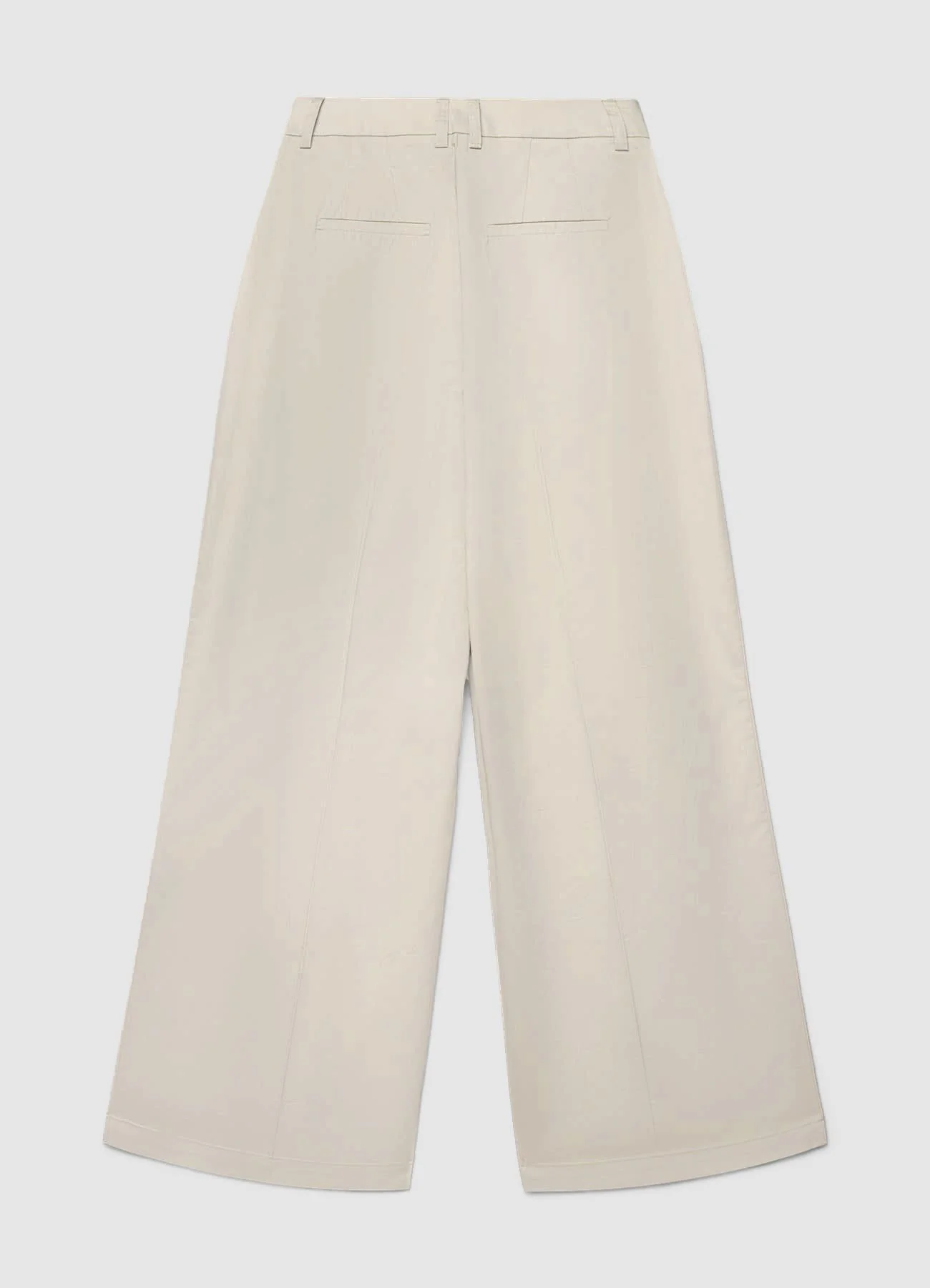Pantaloni palazzo con pince - Image 4