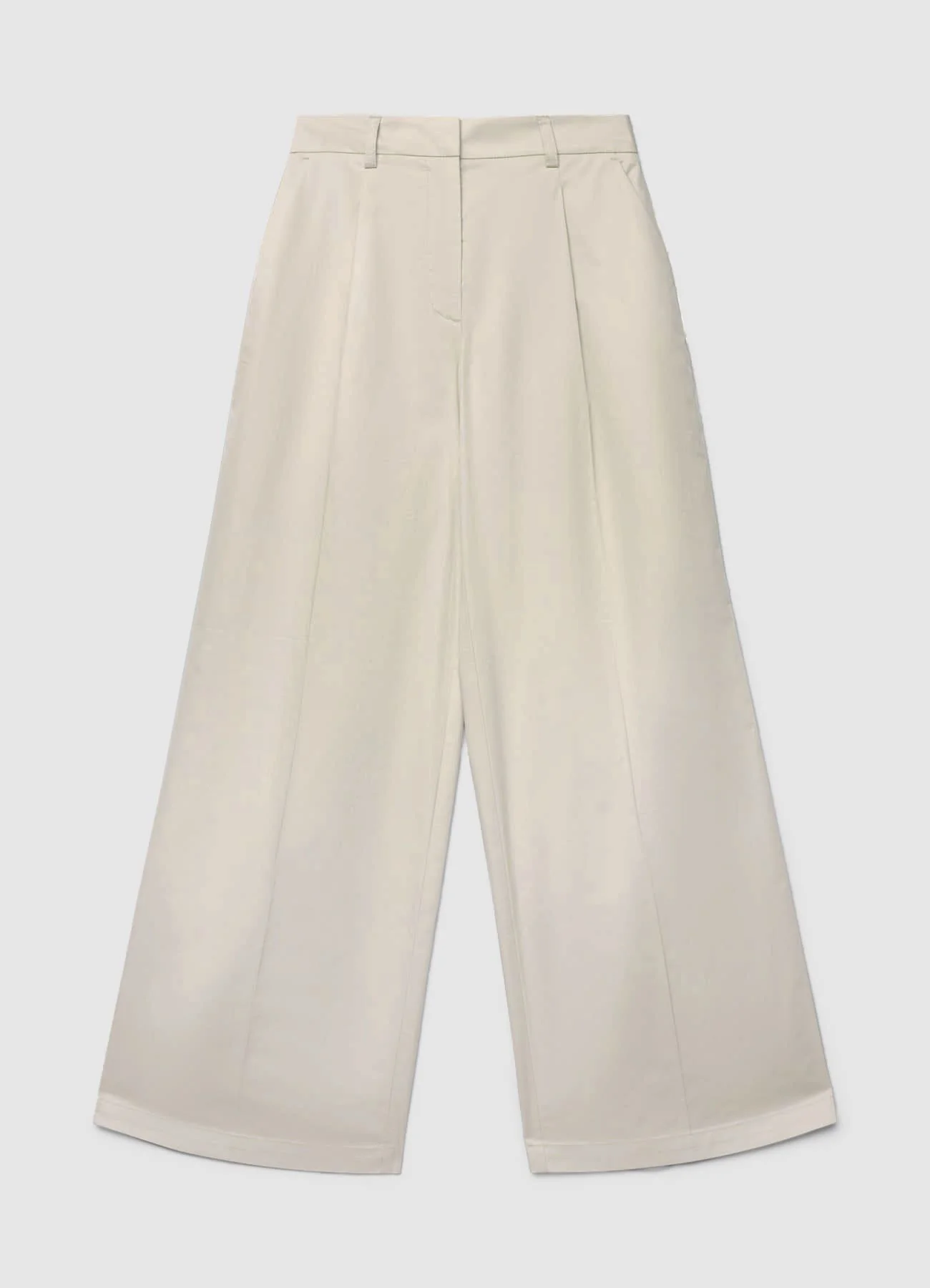 Pantaloni palazzo con pince - Image 5